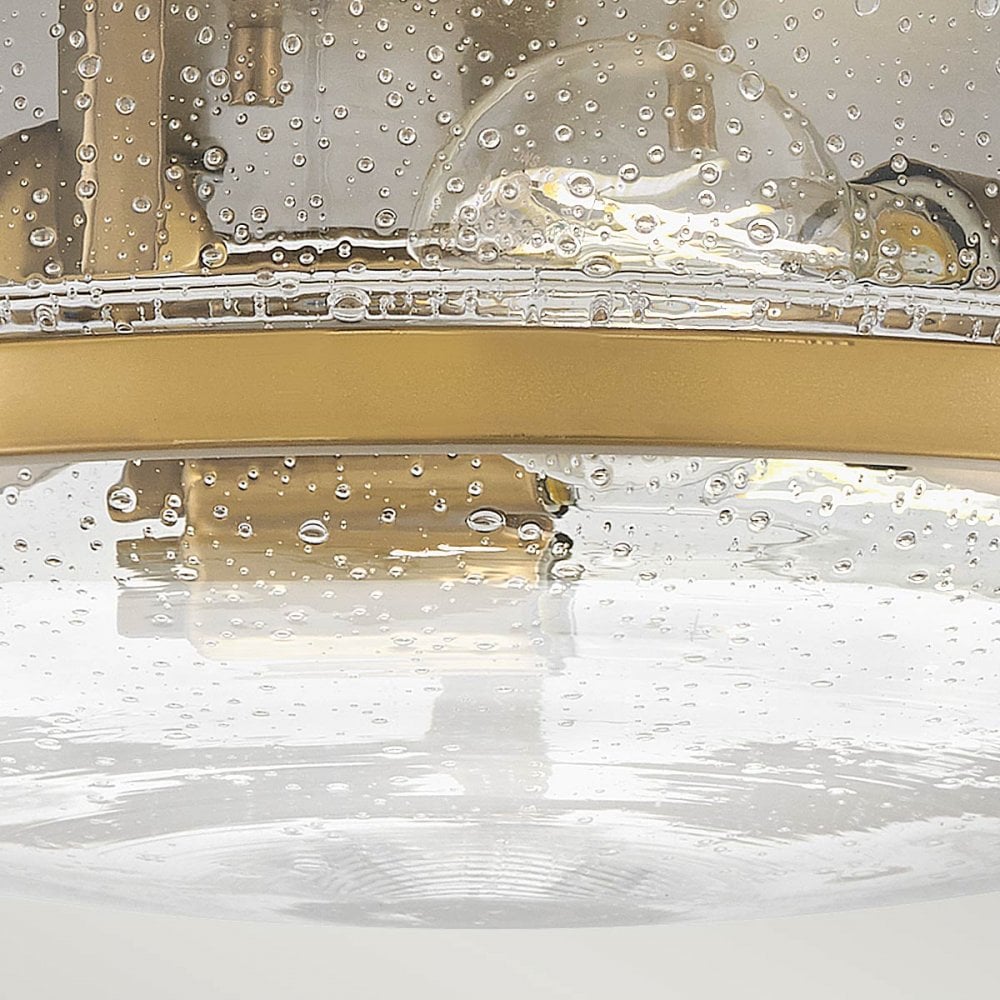 Hinkley Harper Flush - Clear - Heritage Brass