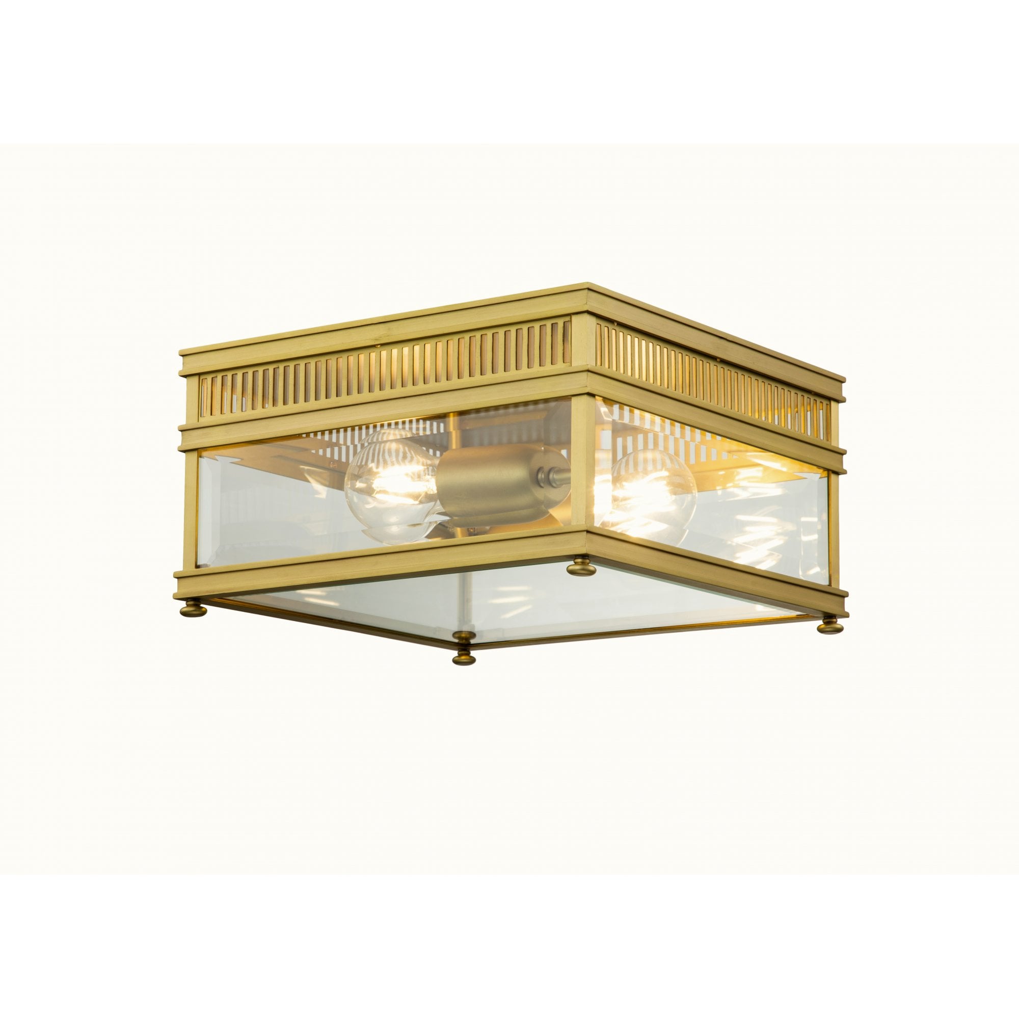 Elstead Holborn 2 Light Flush - Brushed Brass
