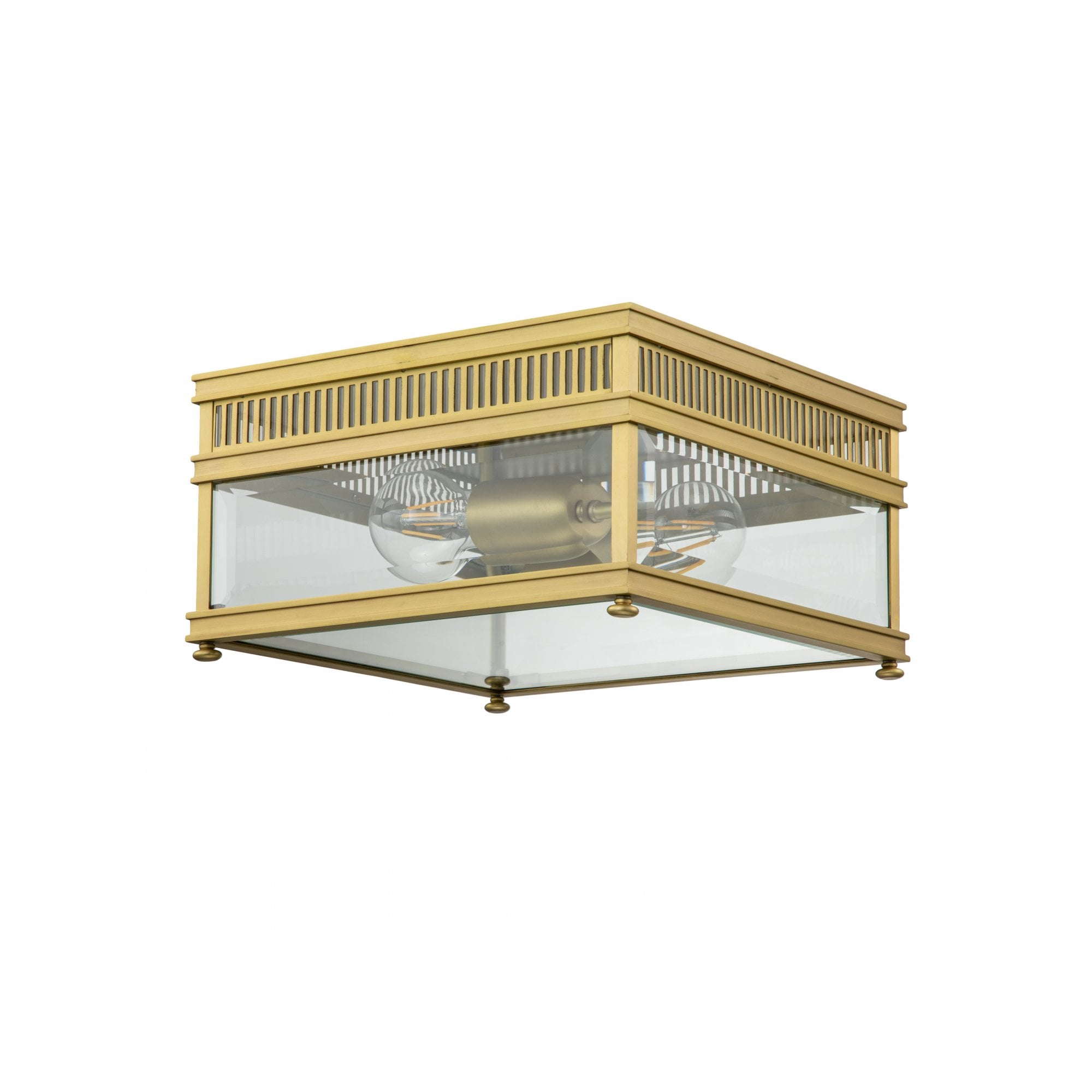 Elstead Holborn 2 Light Flush - Brushed Brass