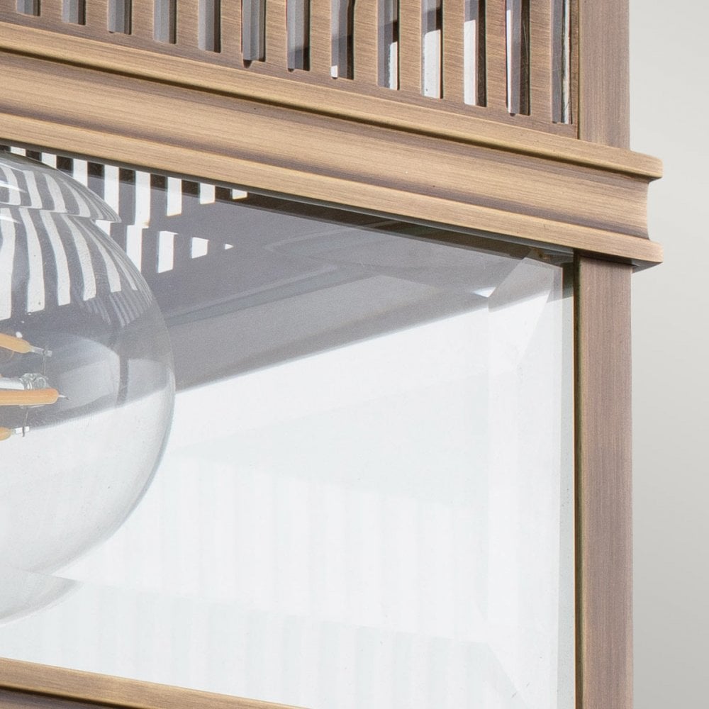 Elstead Holborn 2 Light Flush - Dark Bronze