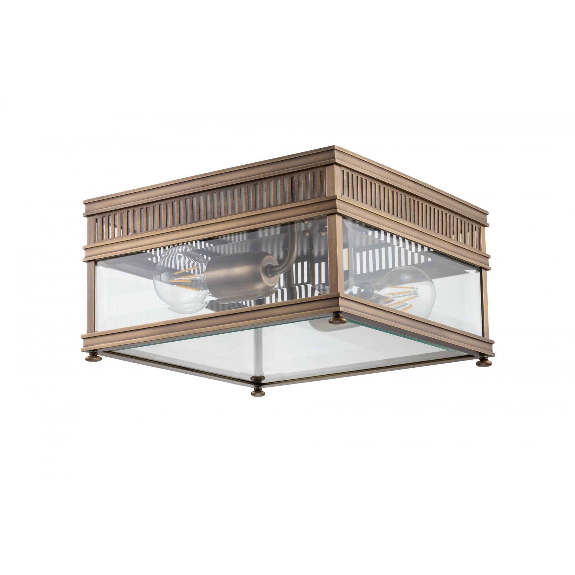 Elstead Holborn 2 Light Flush - Dark Bronze