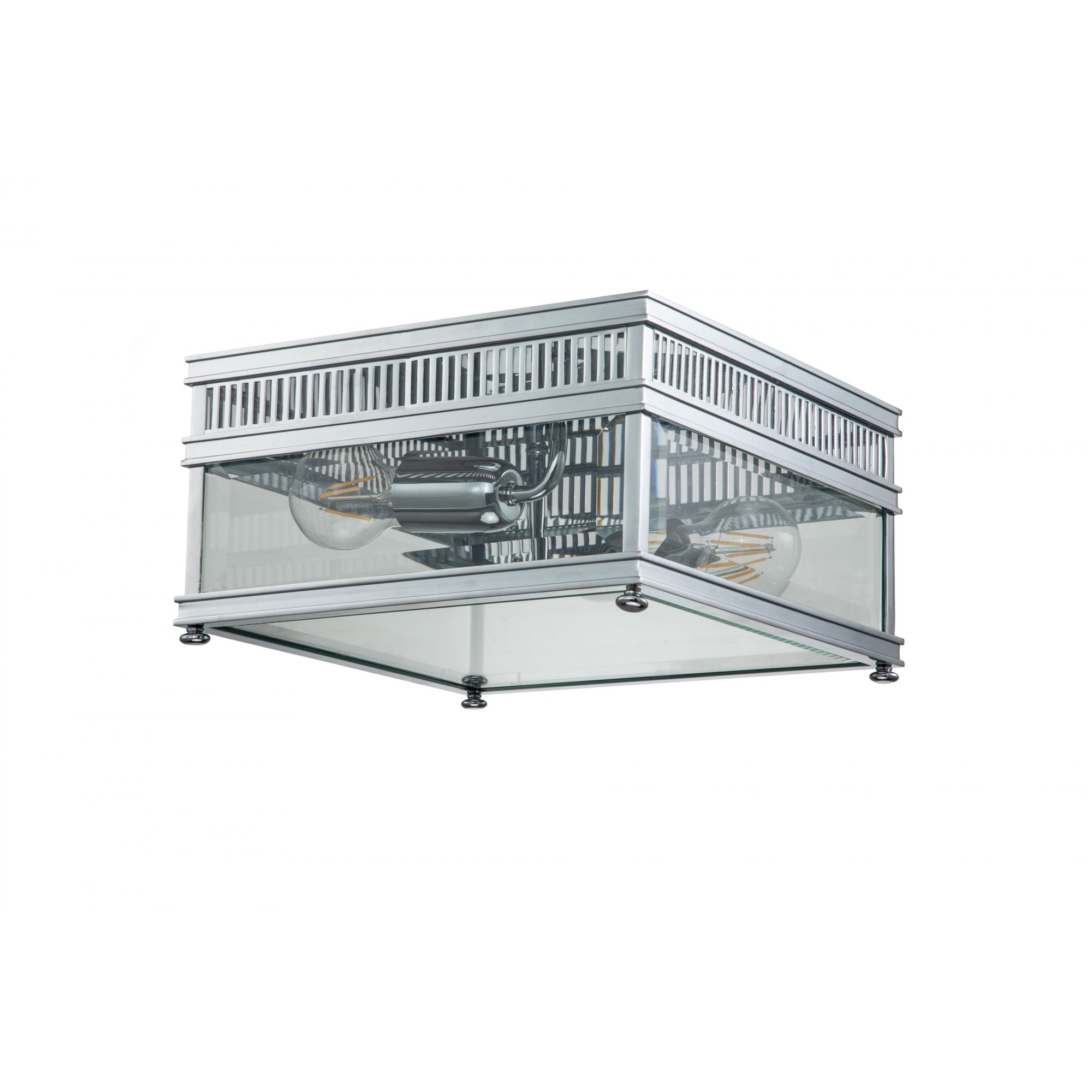 Elstead Holborn 2 Light Flush - Polished Chrome