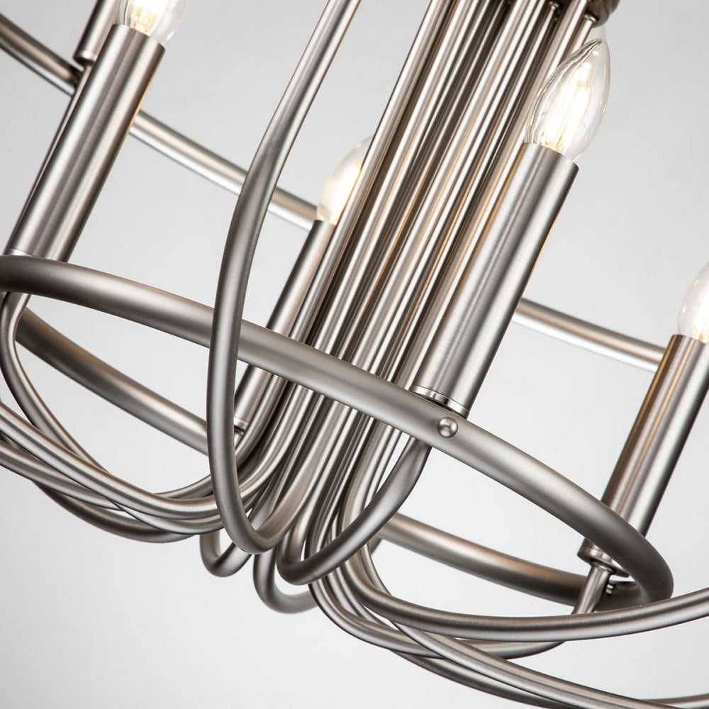 Kichler Capitol Hill 12 Light Chandelier - Brushed Nickel