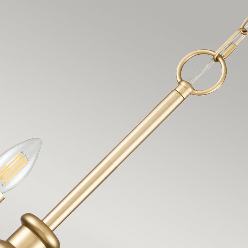 Kichler Capitol Hill 12 Light Chandelier - Painted Natural Brass