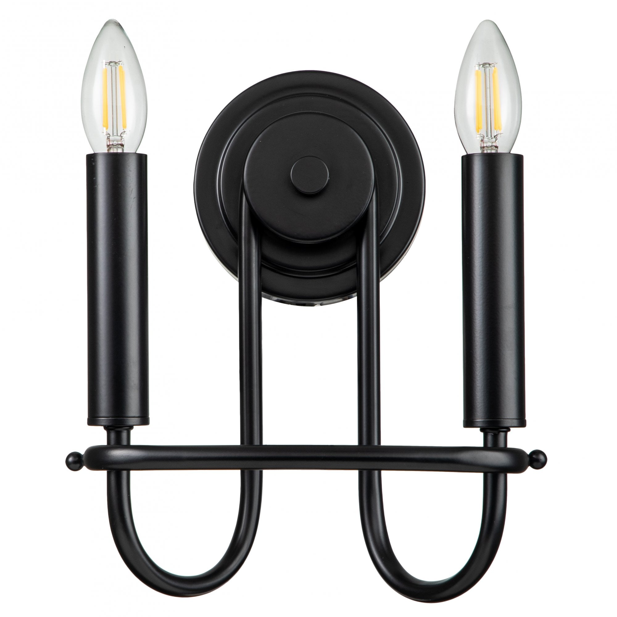 Kichler Capitol Hill 2 Light Wall Light - Black
