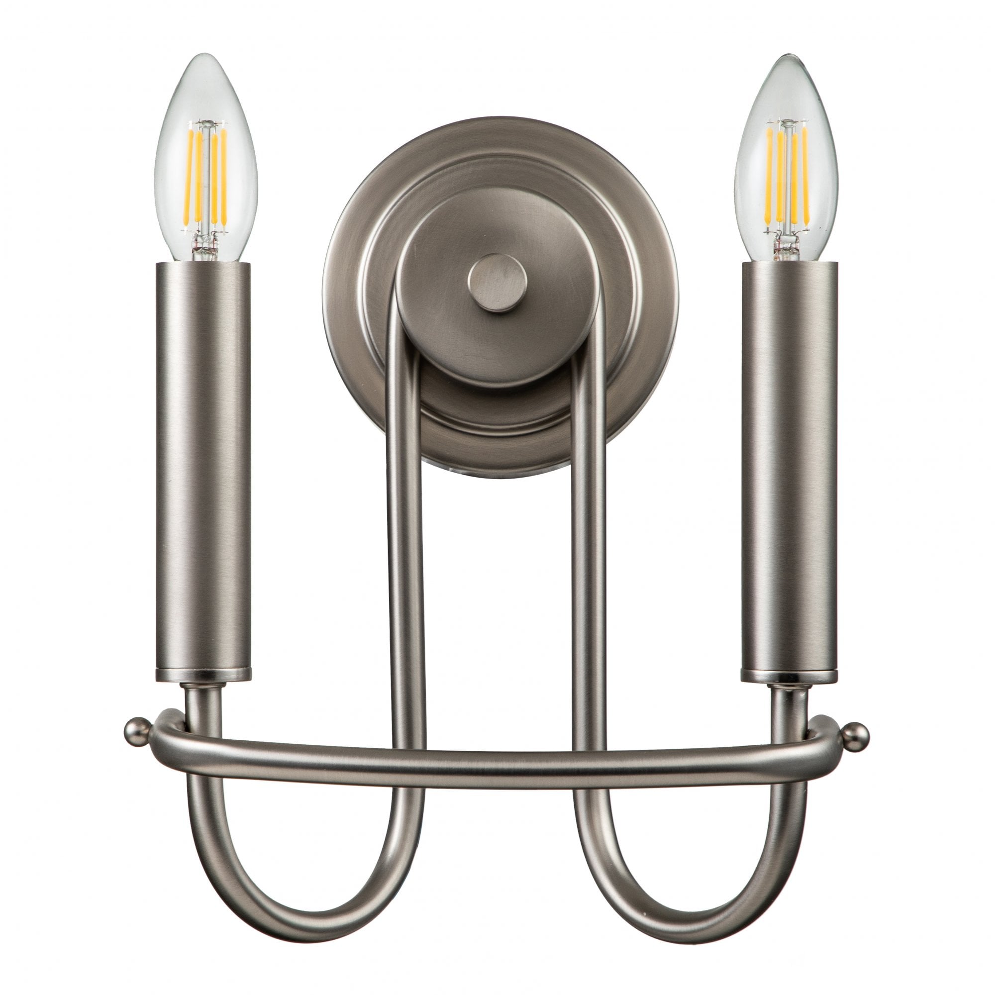 Kichler Capitol Hill 2 Light Wall Light - Brushed Nickel