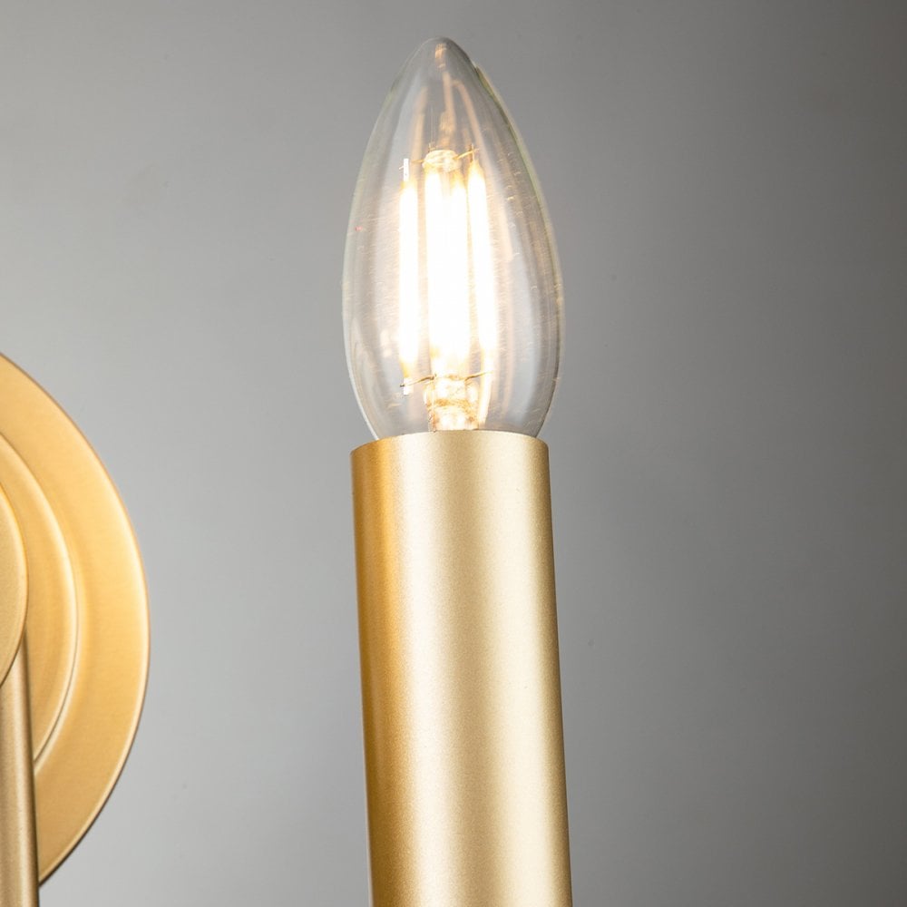 Kichler Capitol Hill 2 Light Wall Light - Painted Natural Brass