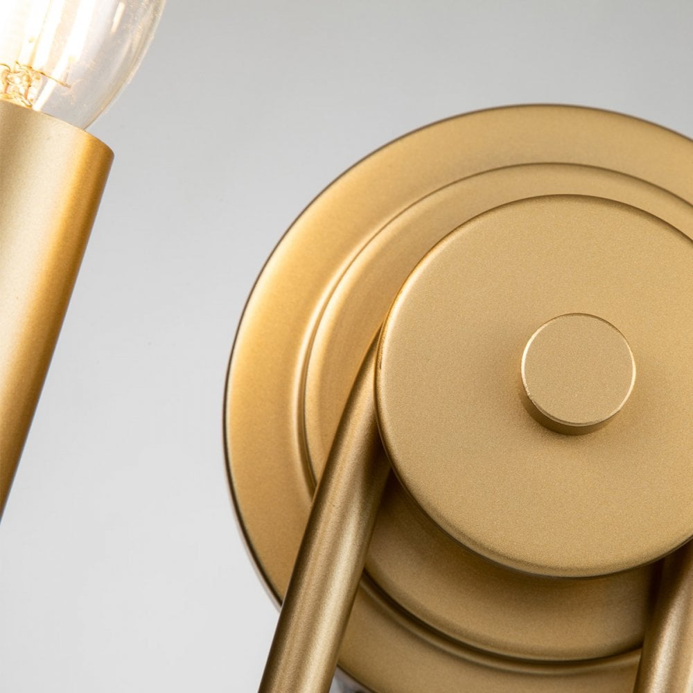 Kichler Capitol Hill 2 Light Wall Light - Painted Natural Brass