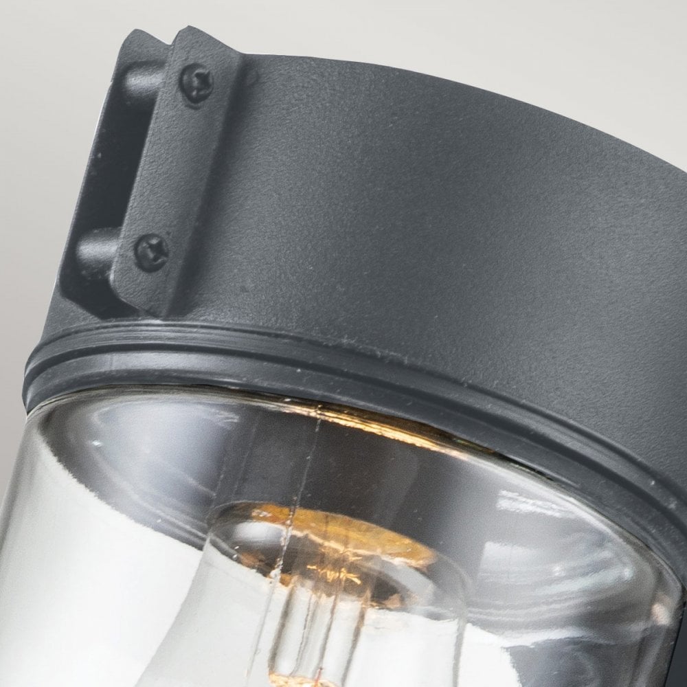 Elstead Portofino 1 Light Wall Lantern - Grey