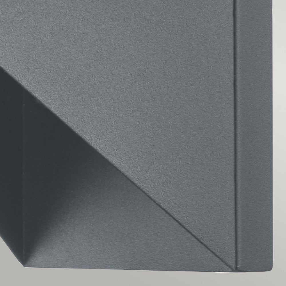 Elstead Portofino 1 Light Wall Lantern - Grey