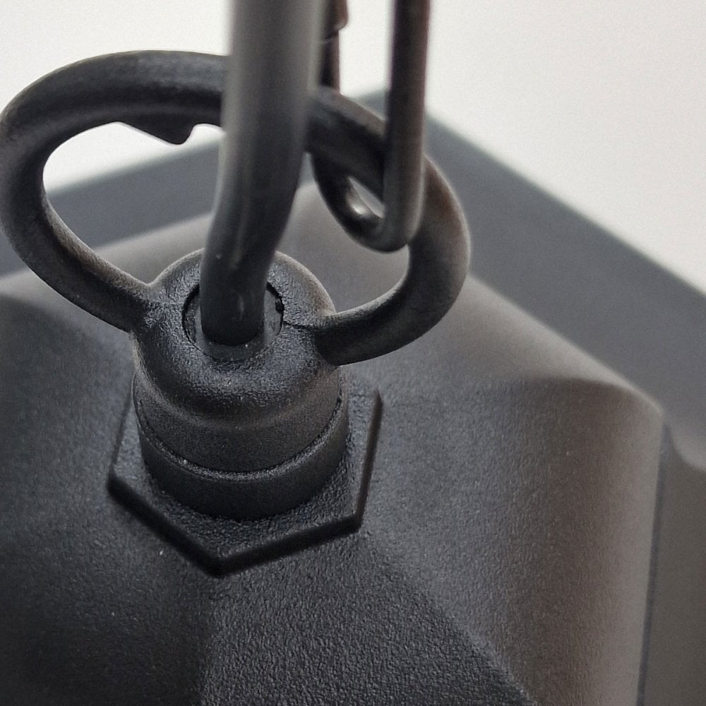 Elstead Parish 1 Light Chain Lantern - Black