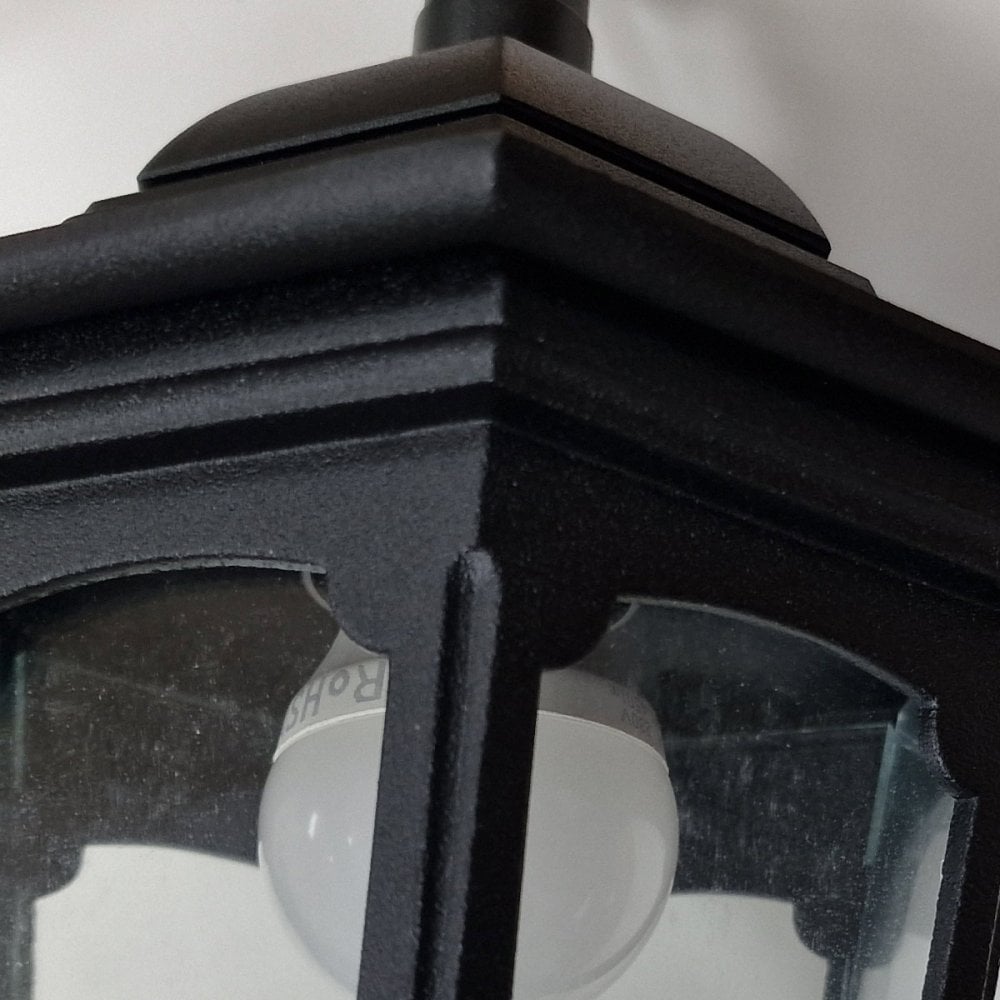 Elstead Parish Mini 1 Light Chain Lantern - Black