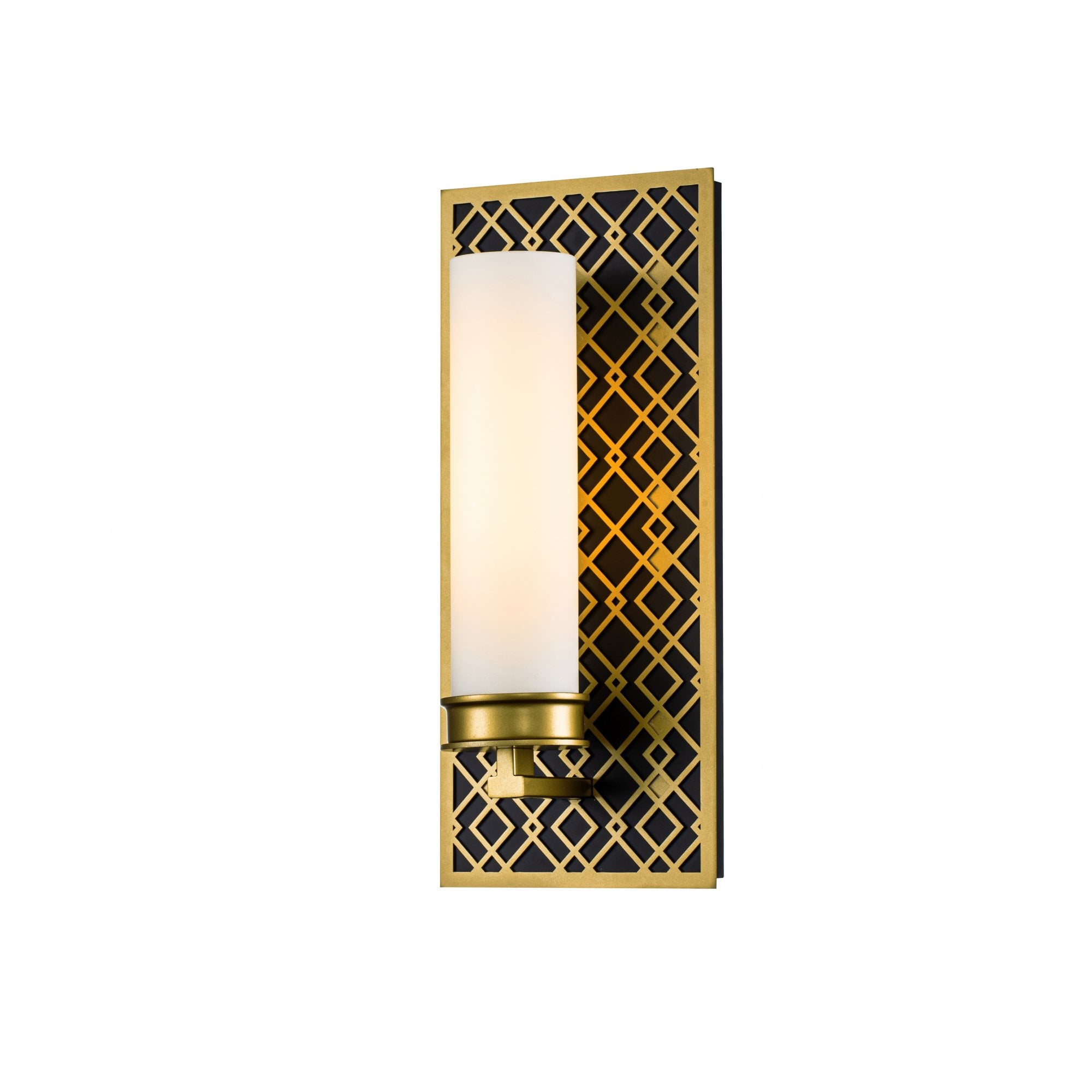 Elstead Ziggy 1 Light Wall Light - Lacquered Gold