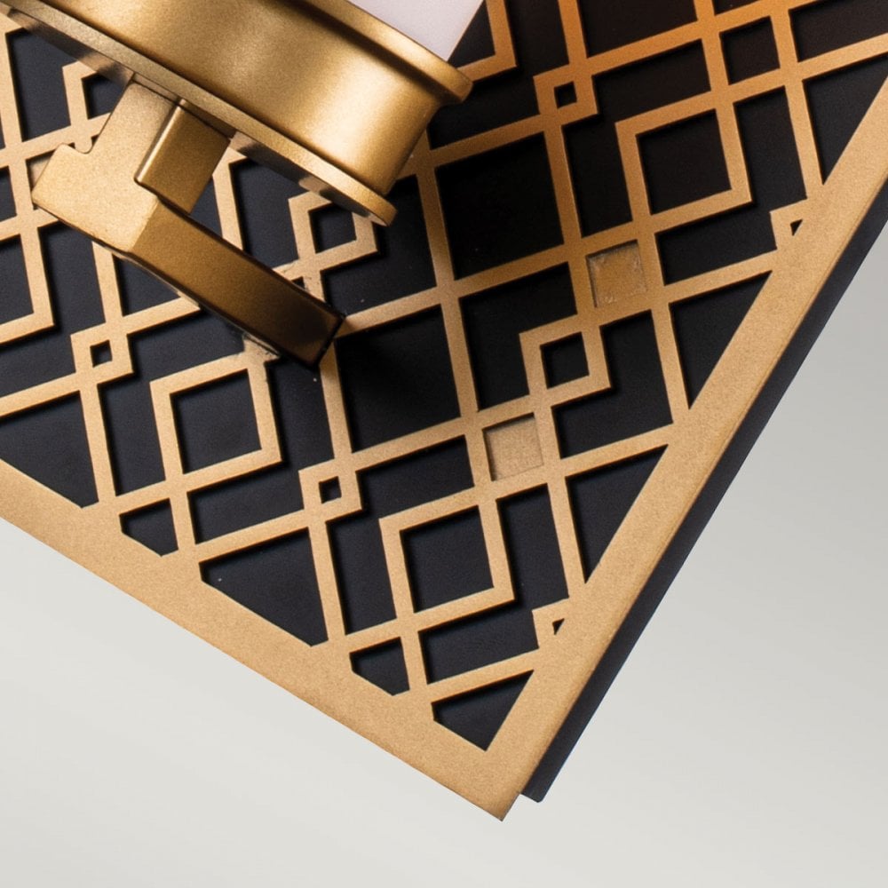 Elstead Ziggy 1 Light Wall Light - Lacquered Gold