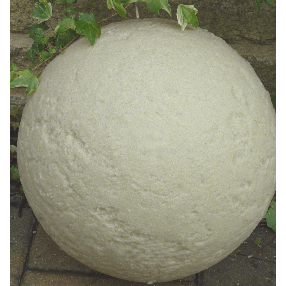 Stone Globe Spherical Garden Light - Bath Stone - Plug & Play