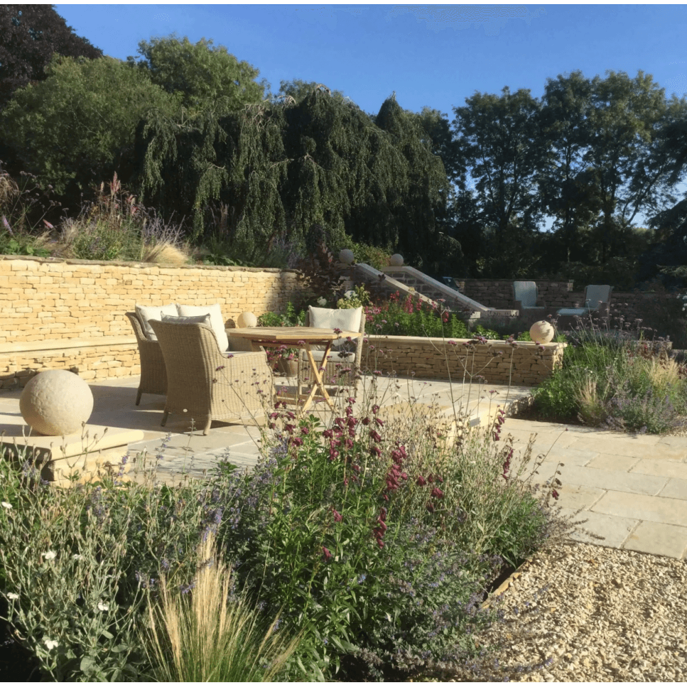 Stone Globe Spherical Garden Light - Sandstone - Plug & Play