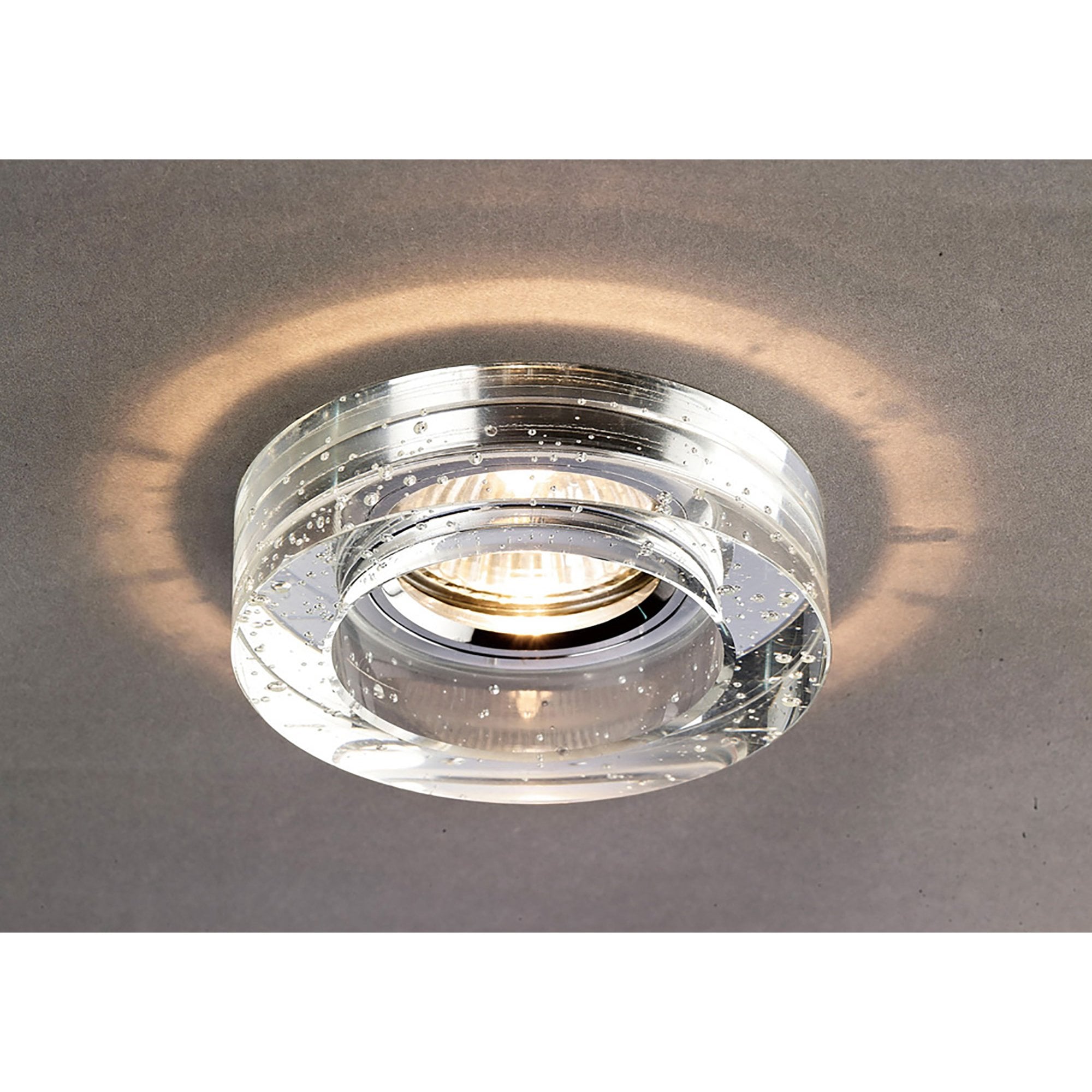 Diyas IL30831CH Crystal Bubble Downlight Round Rim Only Clear, IL30800 Required To Complete The Item