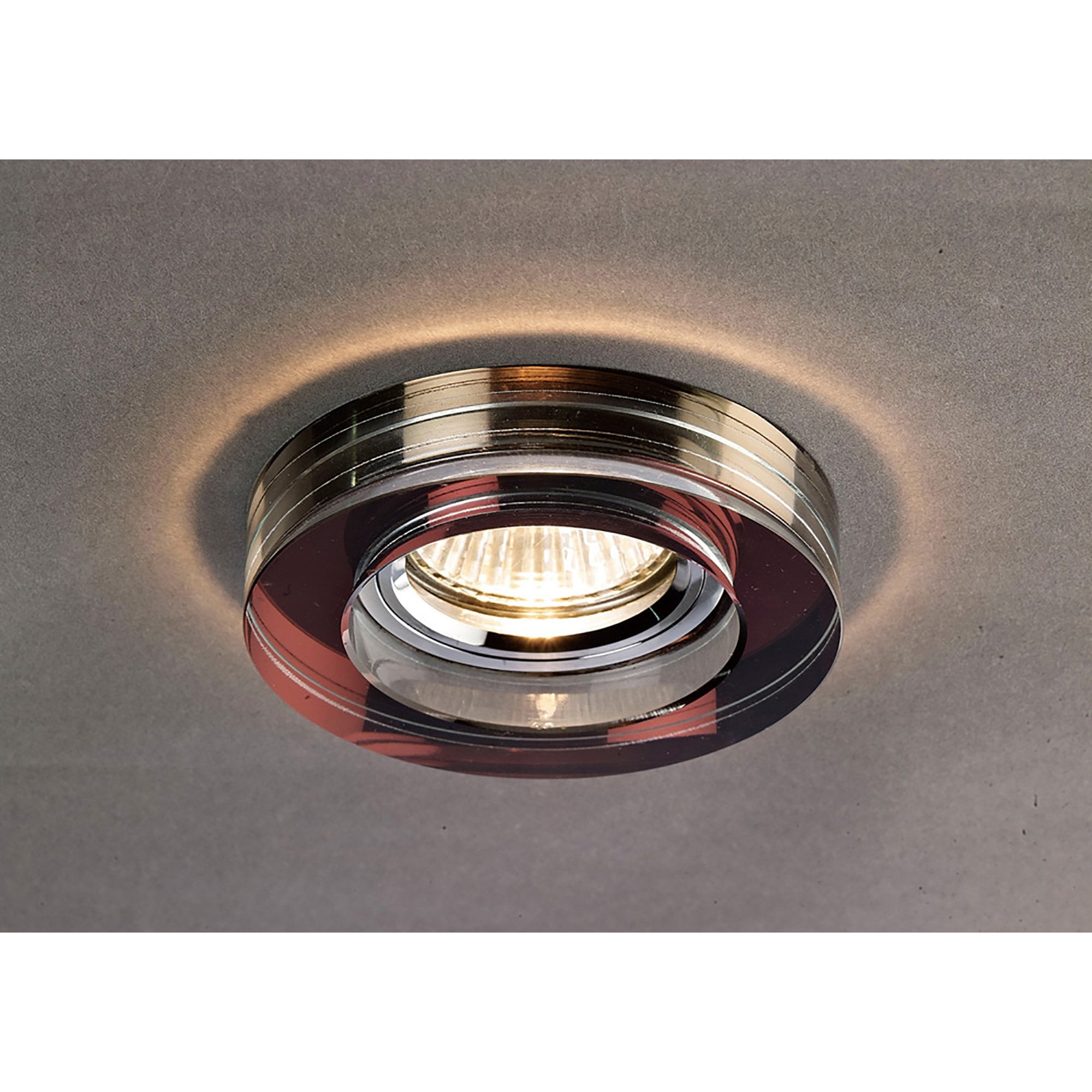Diyas IL30821PU Crystal Downlight Deep Round Rim Only Purple,IL30800 Required To Complete The Item