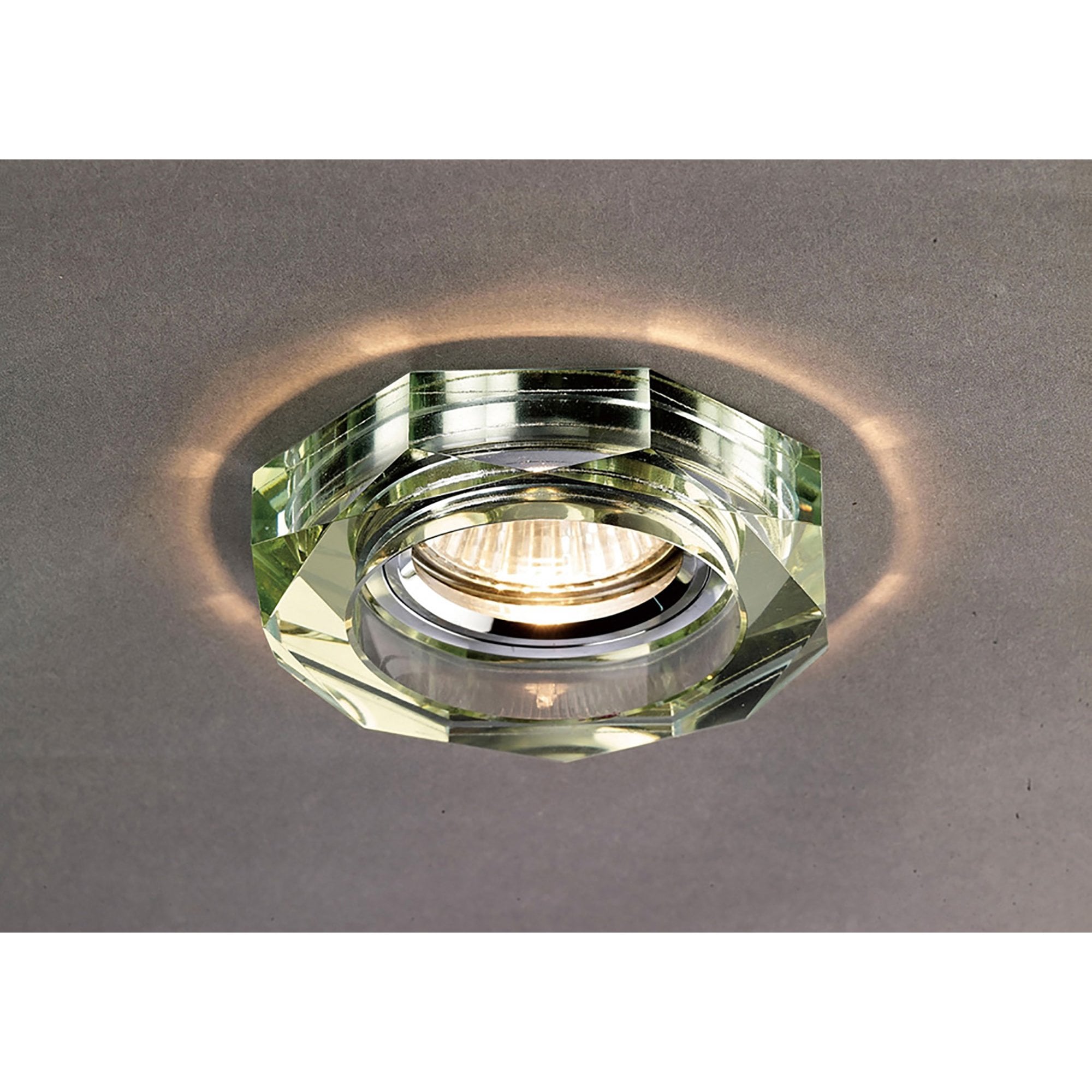 Diyas IL30823WI Crystal Downlight Deep Hexagonal Rim Only White Wine,IL30800 Required To Complete The Item