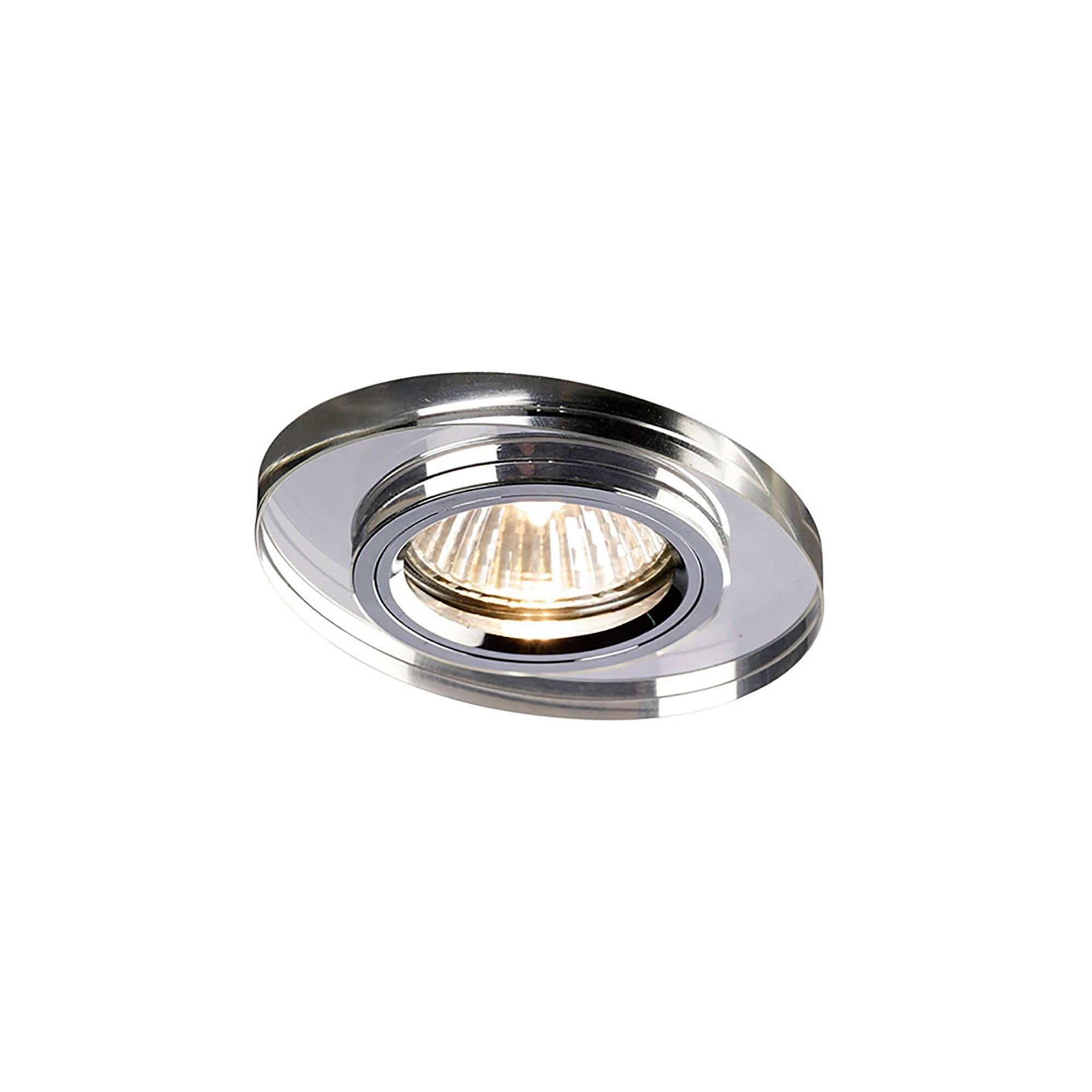 Diyas IL30808CH Crystal Downlight Oval Rim Only Clear,IL30800 Required To Complete The Item