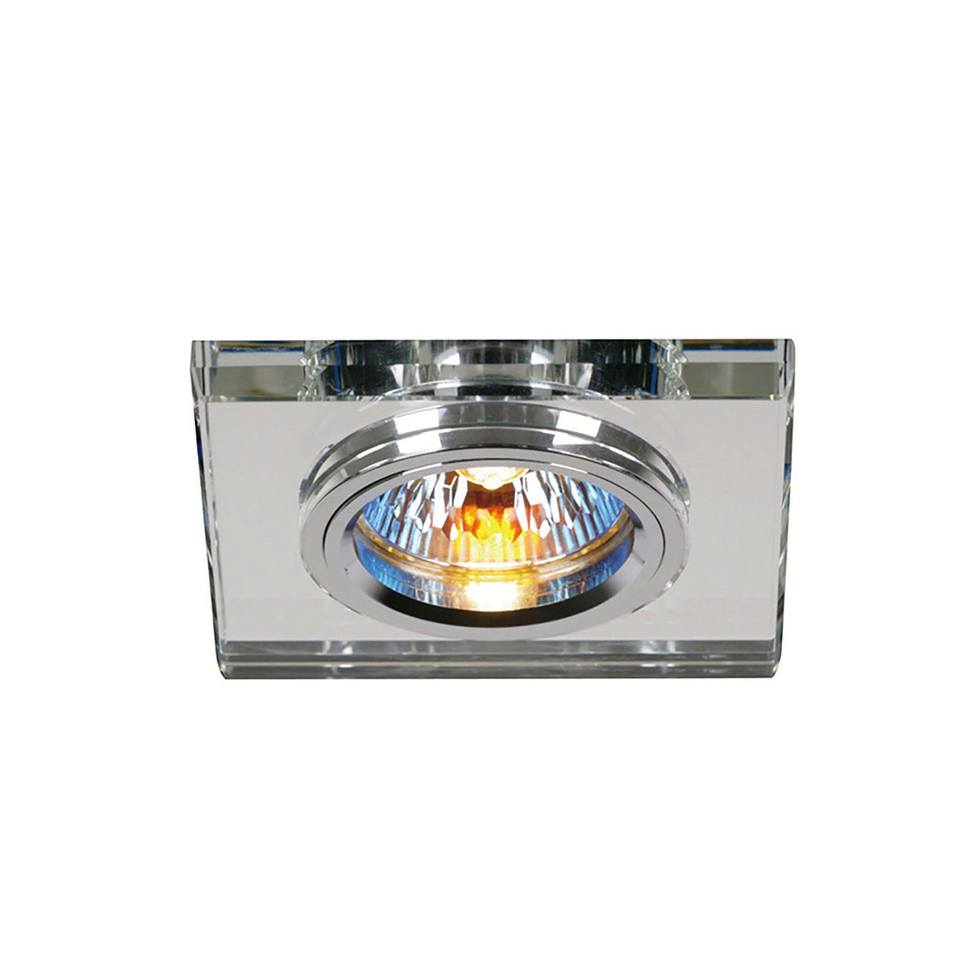 Diyas IL30817CH Crystal Downlight Shallow Square Rim Only Clear,IL30800 Required To Complete The Item