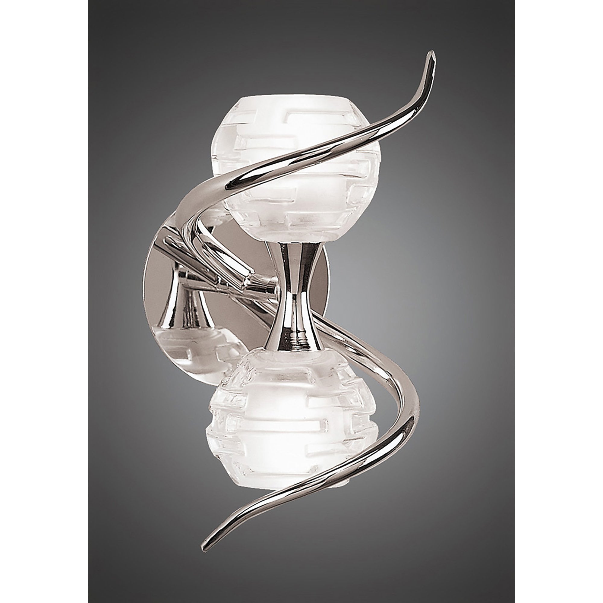 Mantra Dali 2 Light Switched Wall Fitting Polished Chrome
