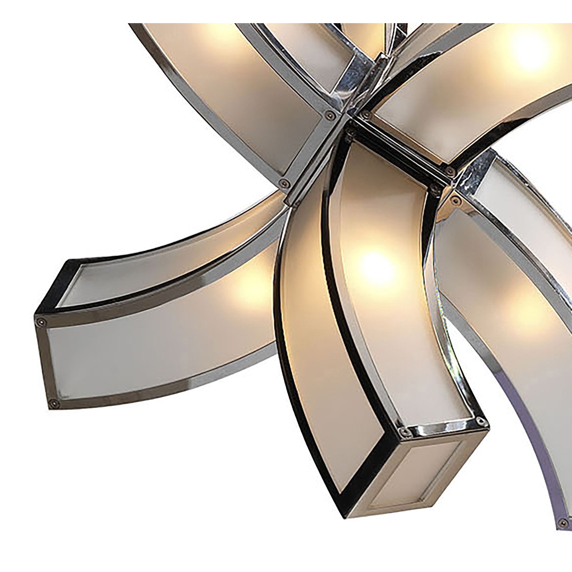 Mantra Duna 6 arms 6 Light Pendant Fitting Polished Chrome