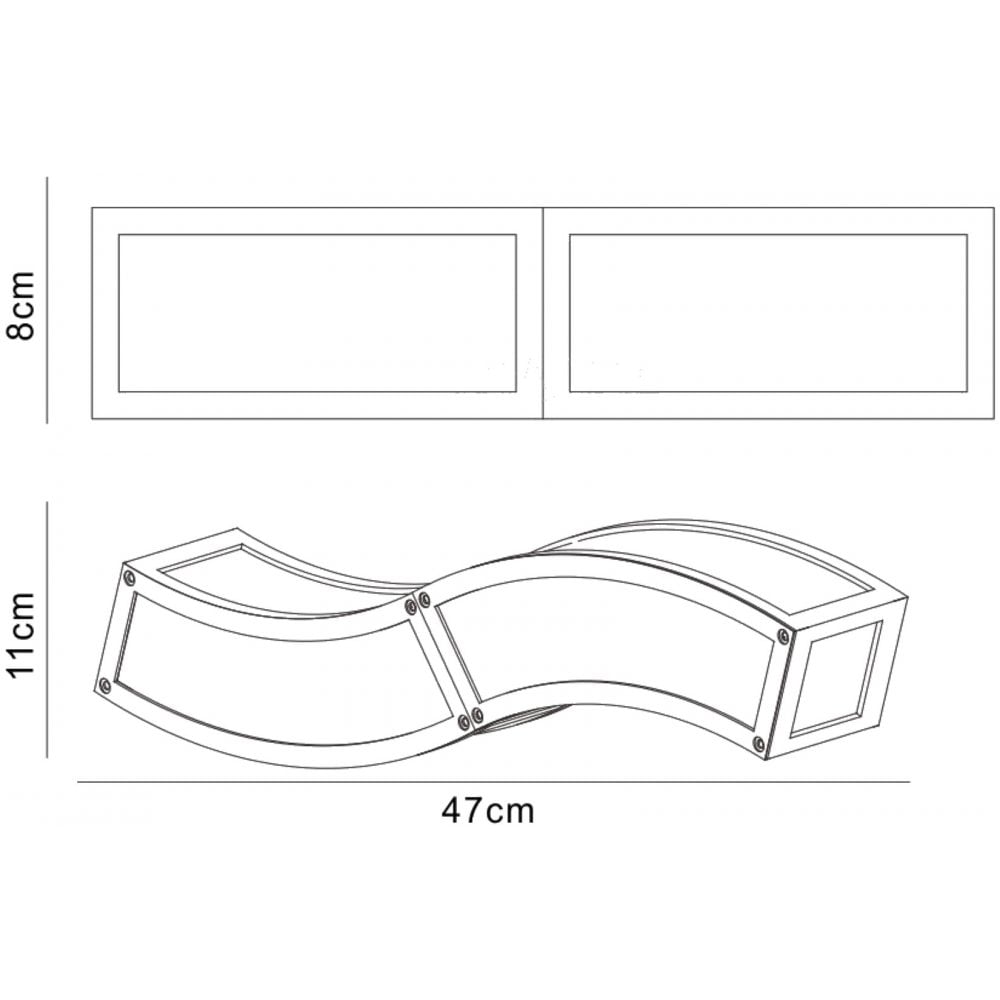 Mantra Duna 2 Light Wall Fitting Polished Chrome