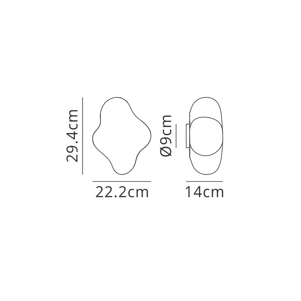 Mantra Eos Ceiling/Wall Flush Fitting LED White 3000K IP44