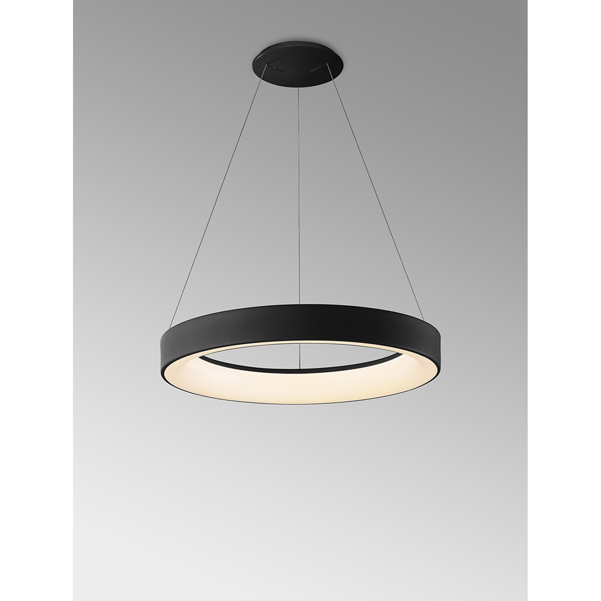 Mantra Niseko II 50cm Ring Pendant - Black