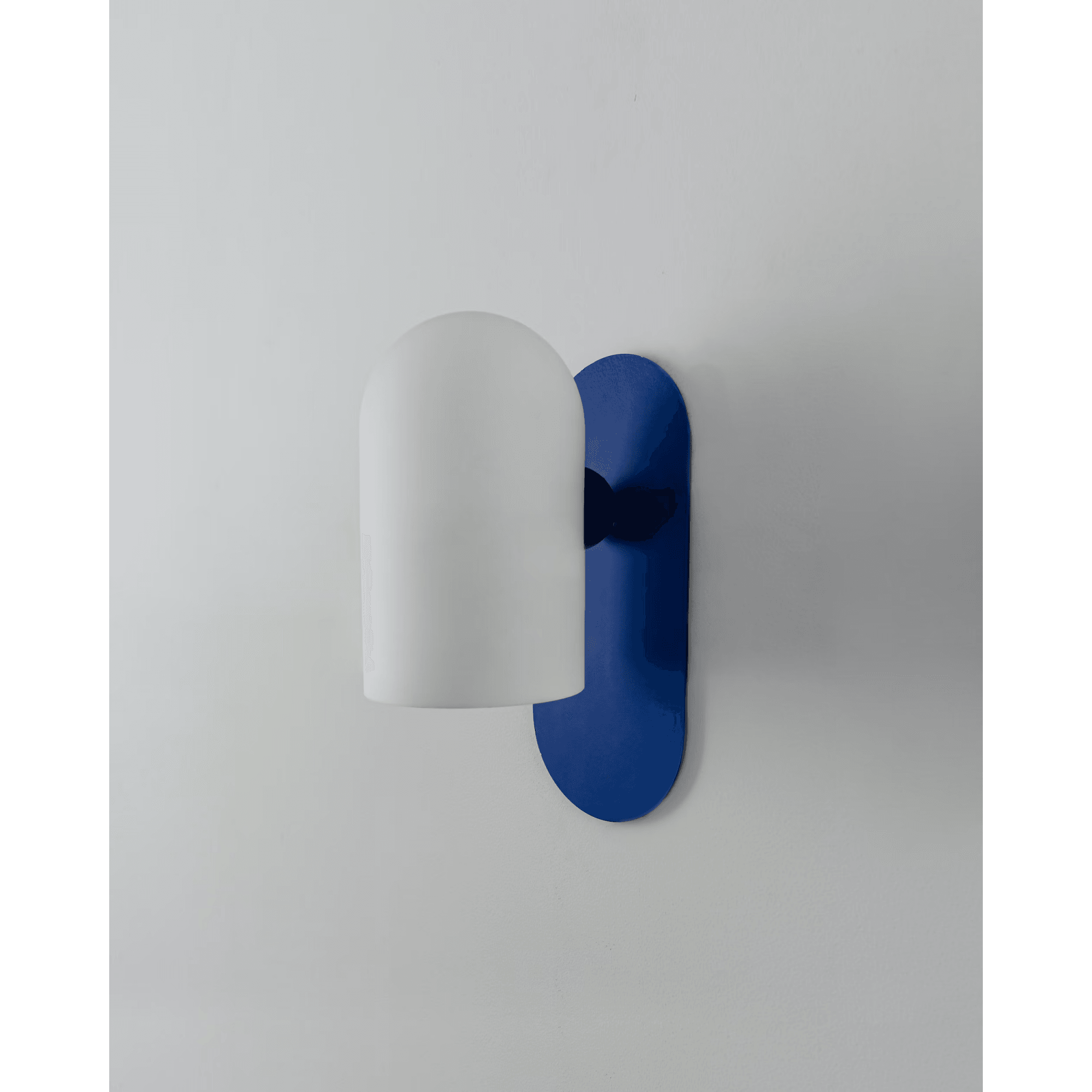 Schwung Odyssey Santorini Small Single Wall Sconce Light - Opal Mat Glass