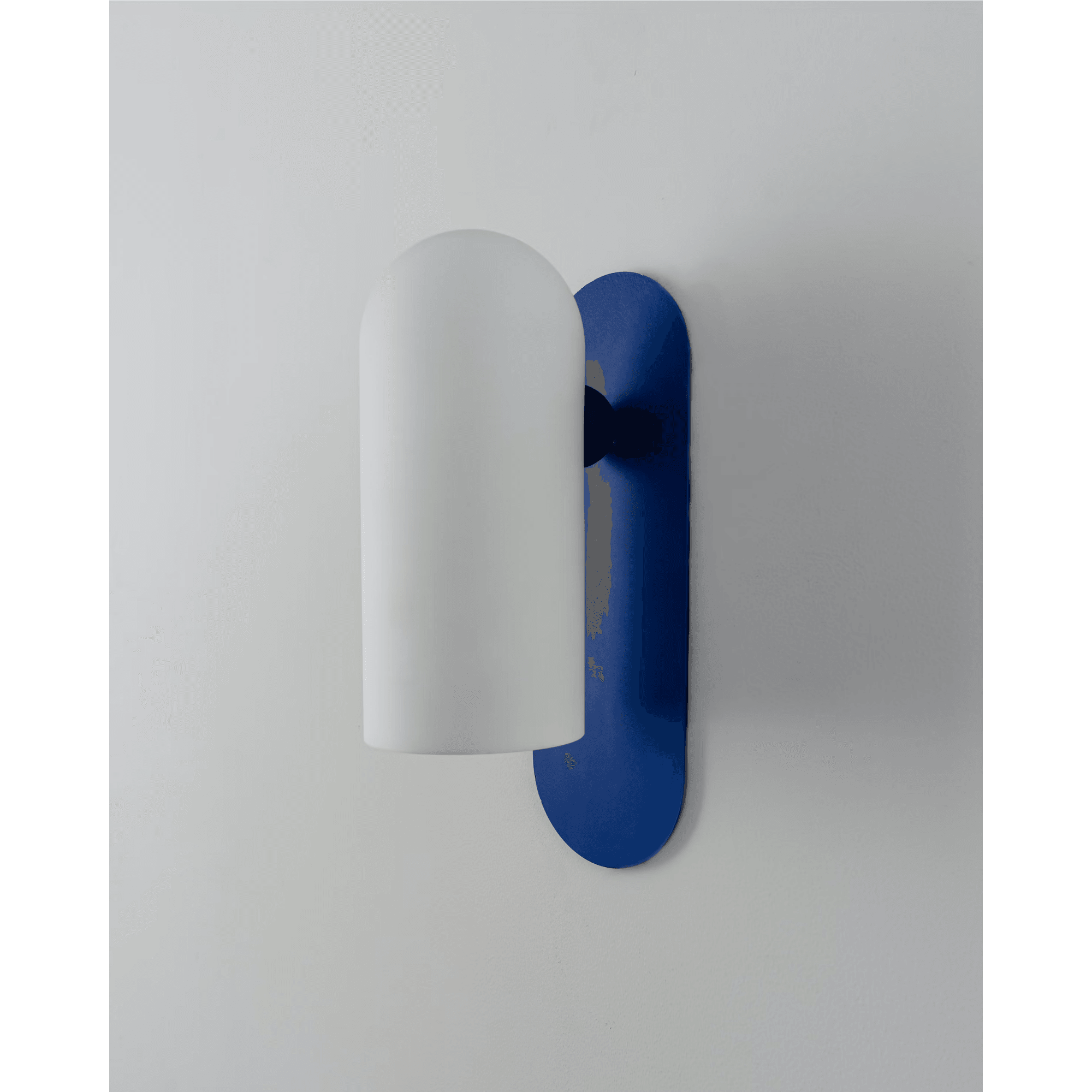 Schwung Odyssey Santorini Medium Single Wall Sconce Light - Opal Mat Glass