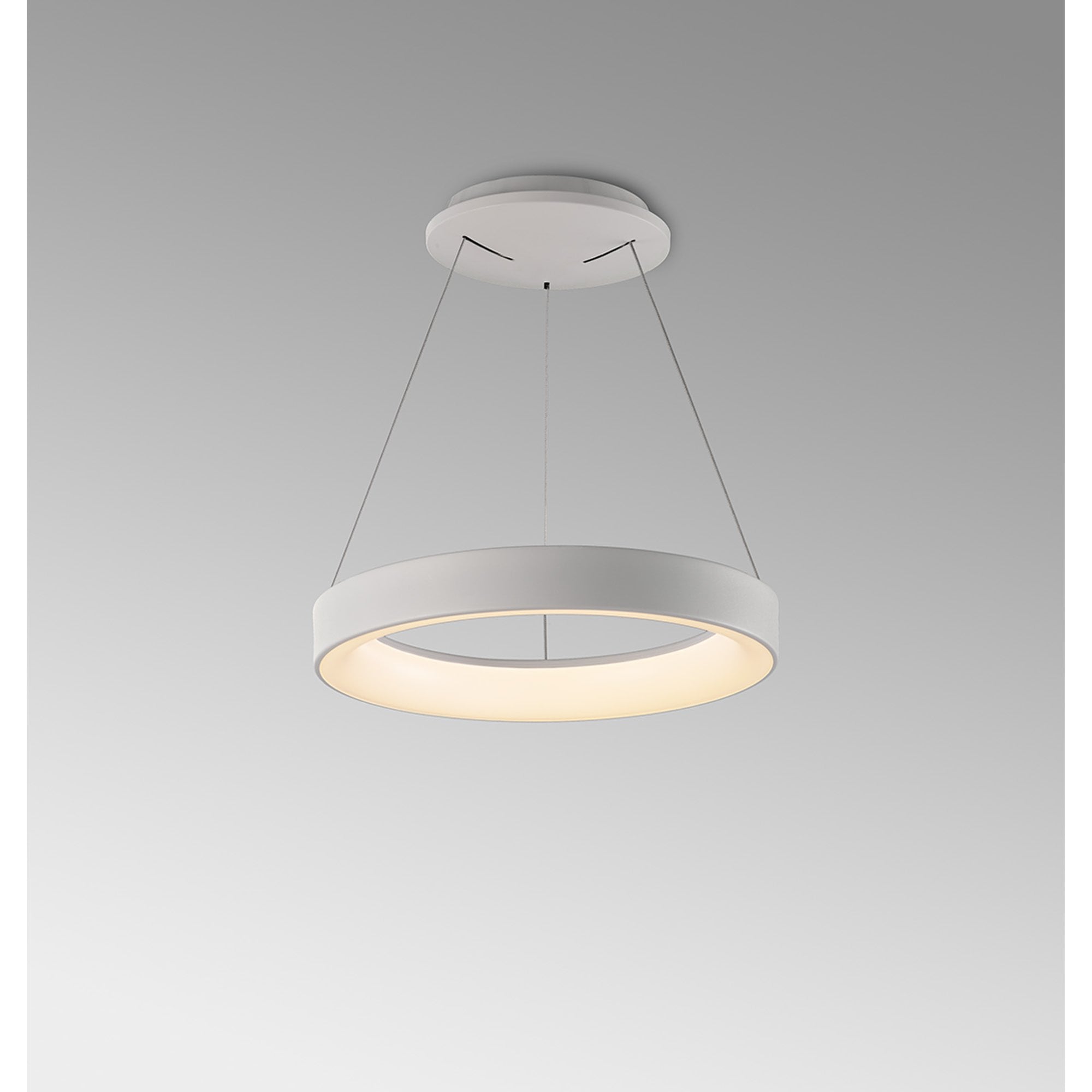 Mantra Niseko II 38cm Ring Pendant - White