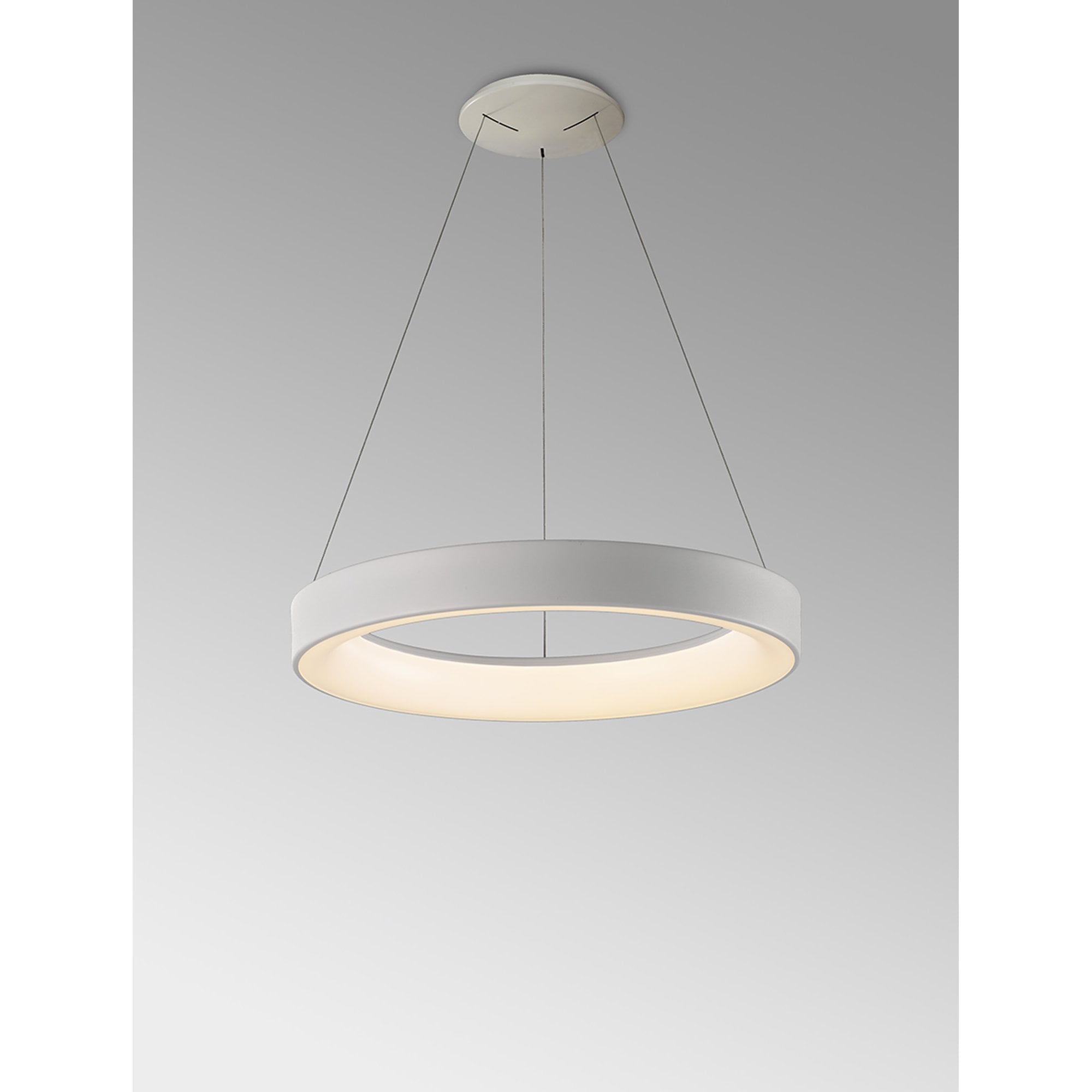 Mantra Niseko II 50cm Ring Pendant - White