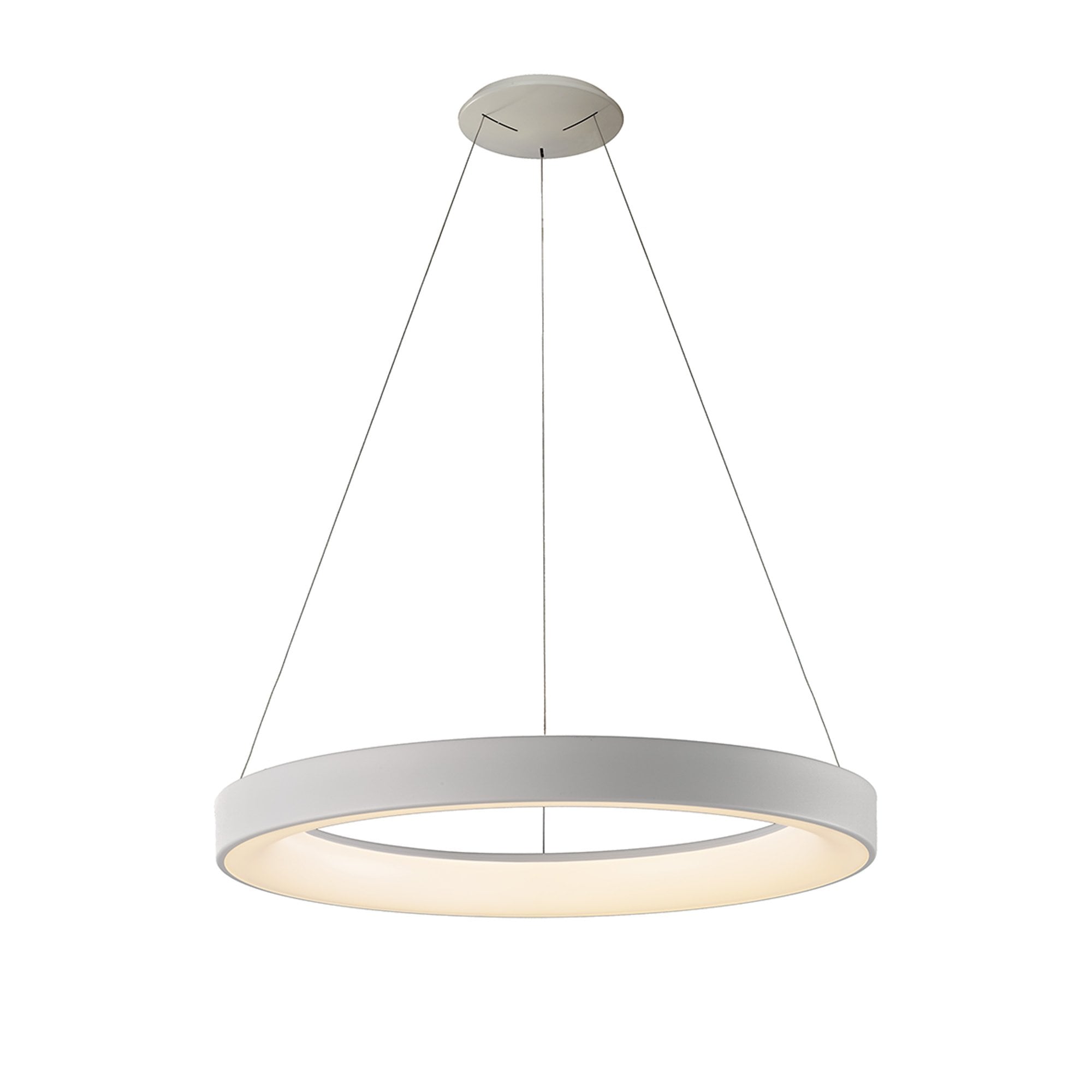 Mantra Niseko II 65cm Ring Pendant - White