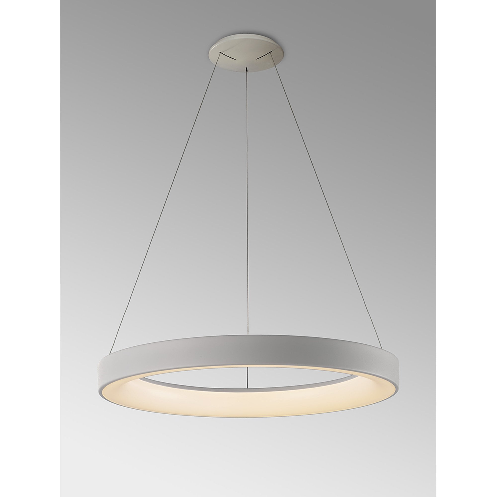 Mantra Niseko II 65cm Ring Pendant - White