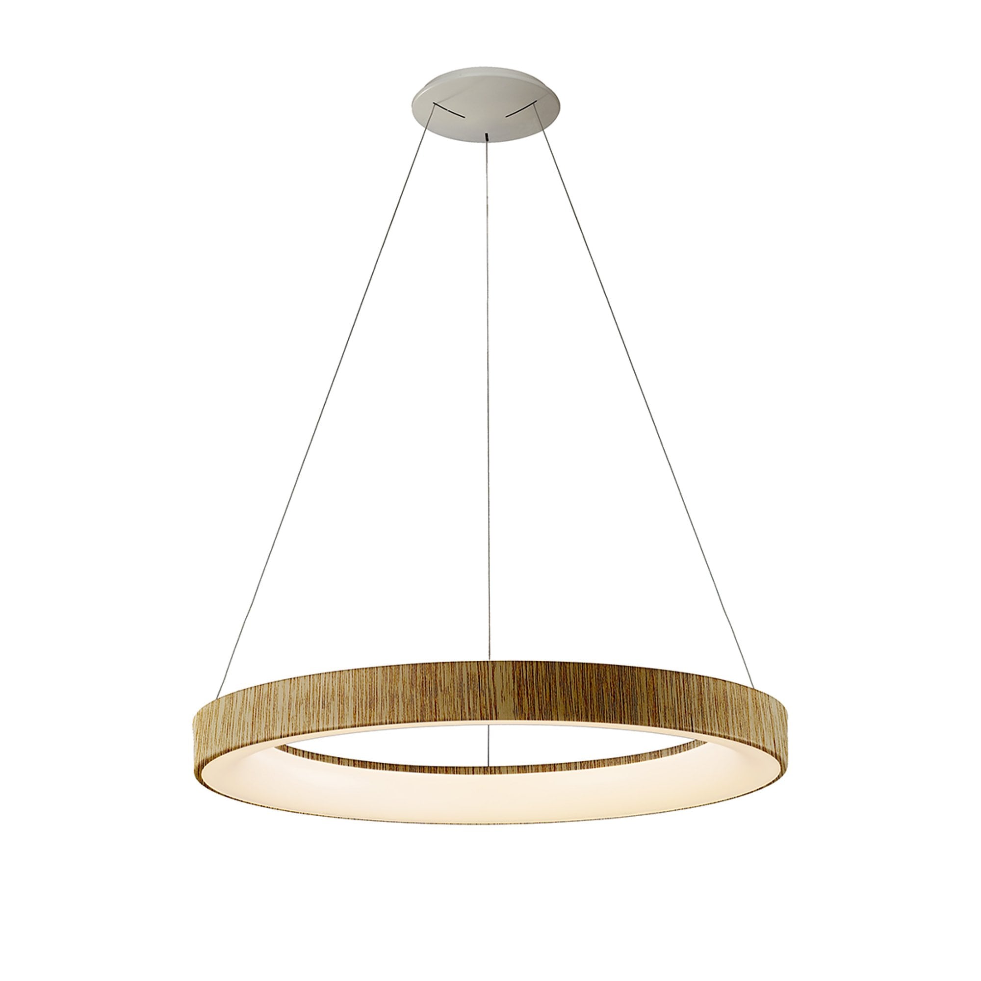 Mantra Niseko II 65cm Ring Pendant - Wood