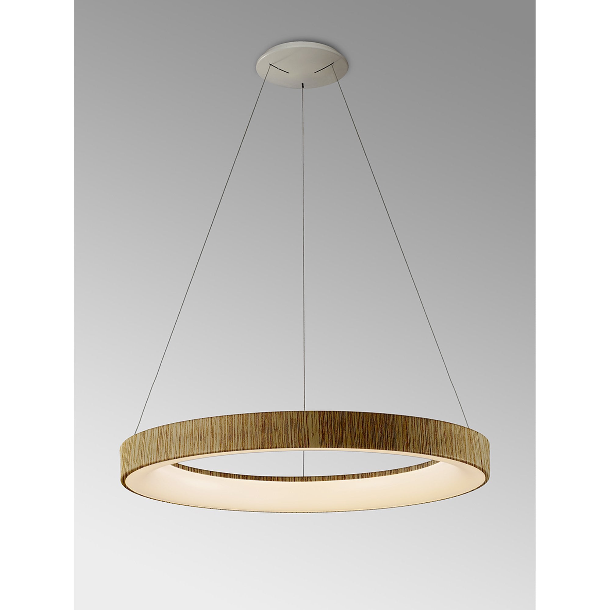 Mantra Niseko II 65cm Ring Pendant - Wood