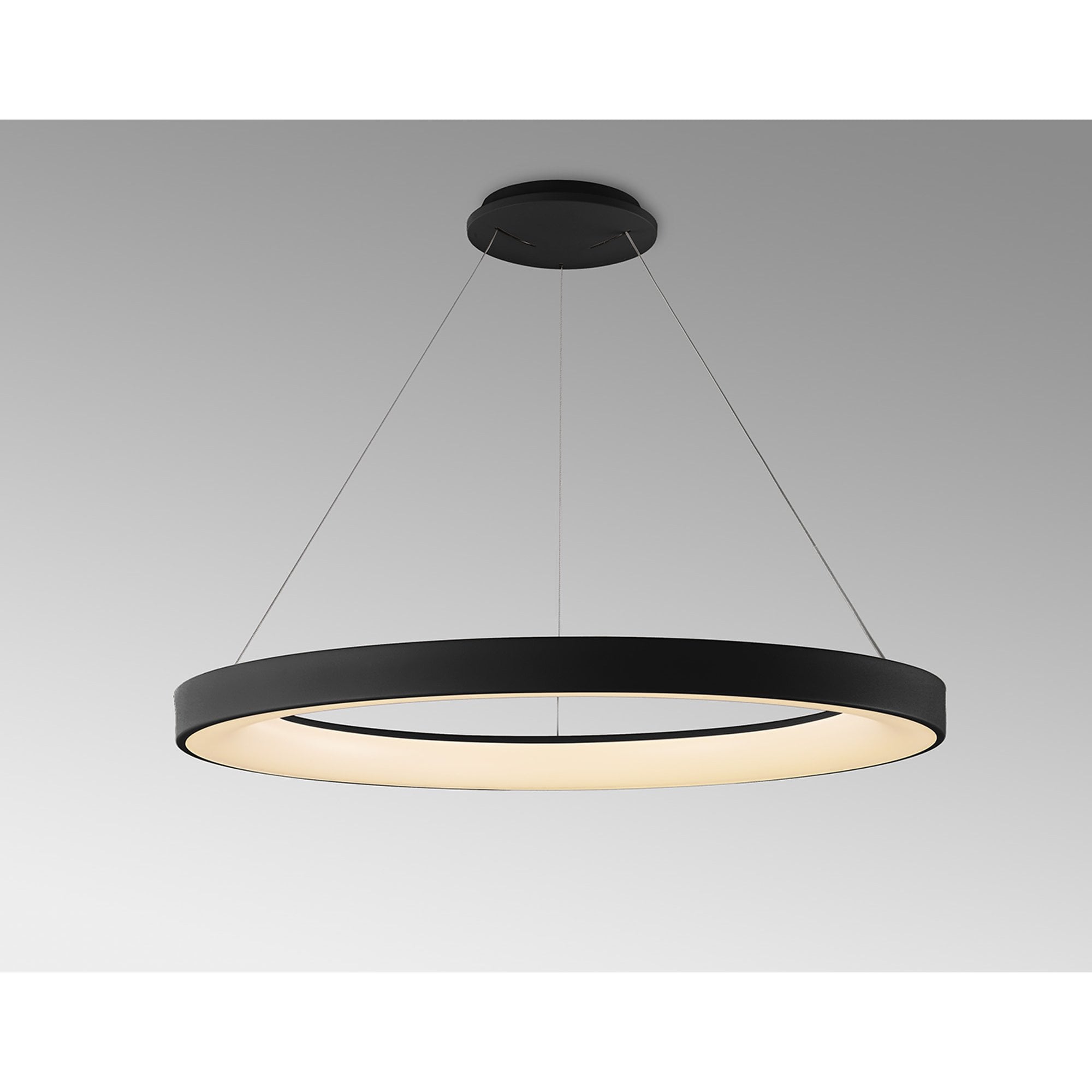 Mantra Niseko II 90cm Ring Pendant - Black