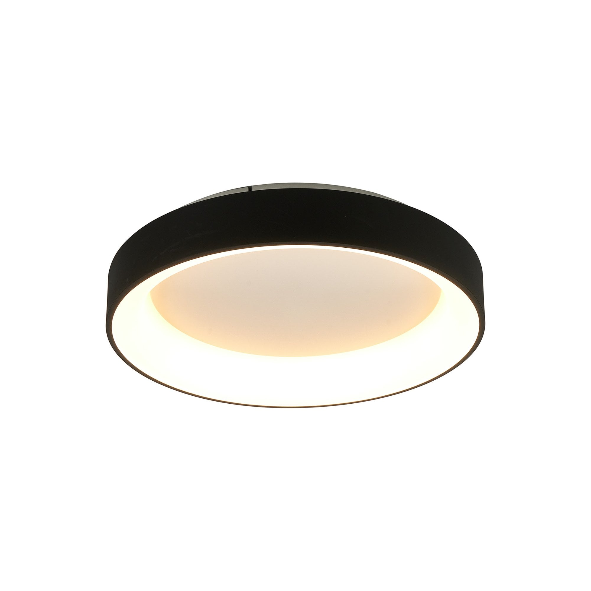 Mantra Niseko II 50cm Ring Ceiling Light - Black
