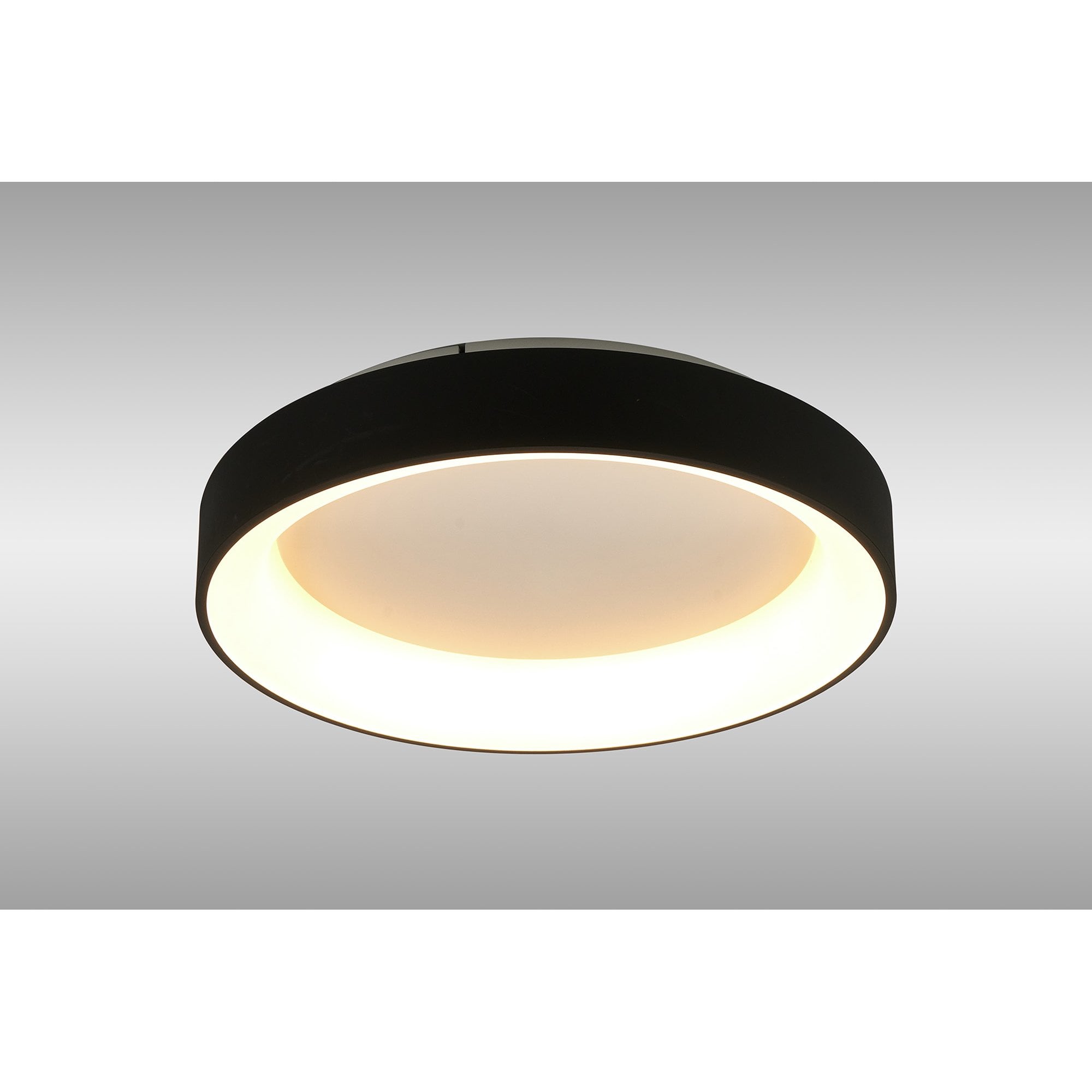 Mantra Niseko II 50cm Ring Ceiling Light - Black