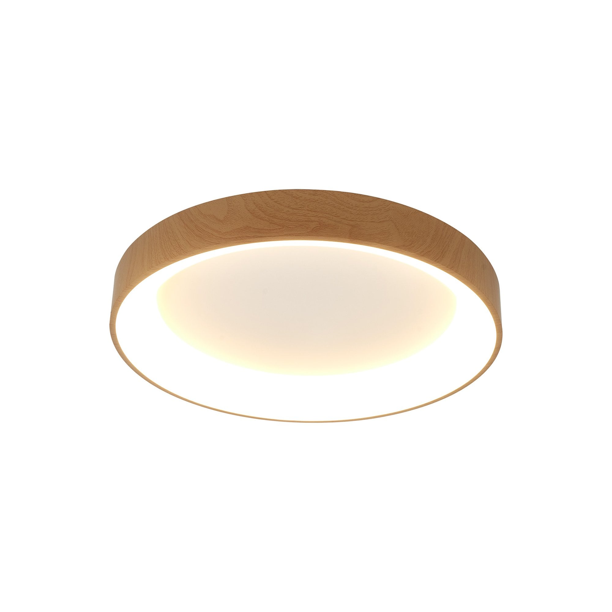 Mantra Niseko II 50cm Ring Ceiling Light - Wood