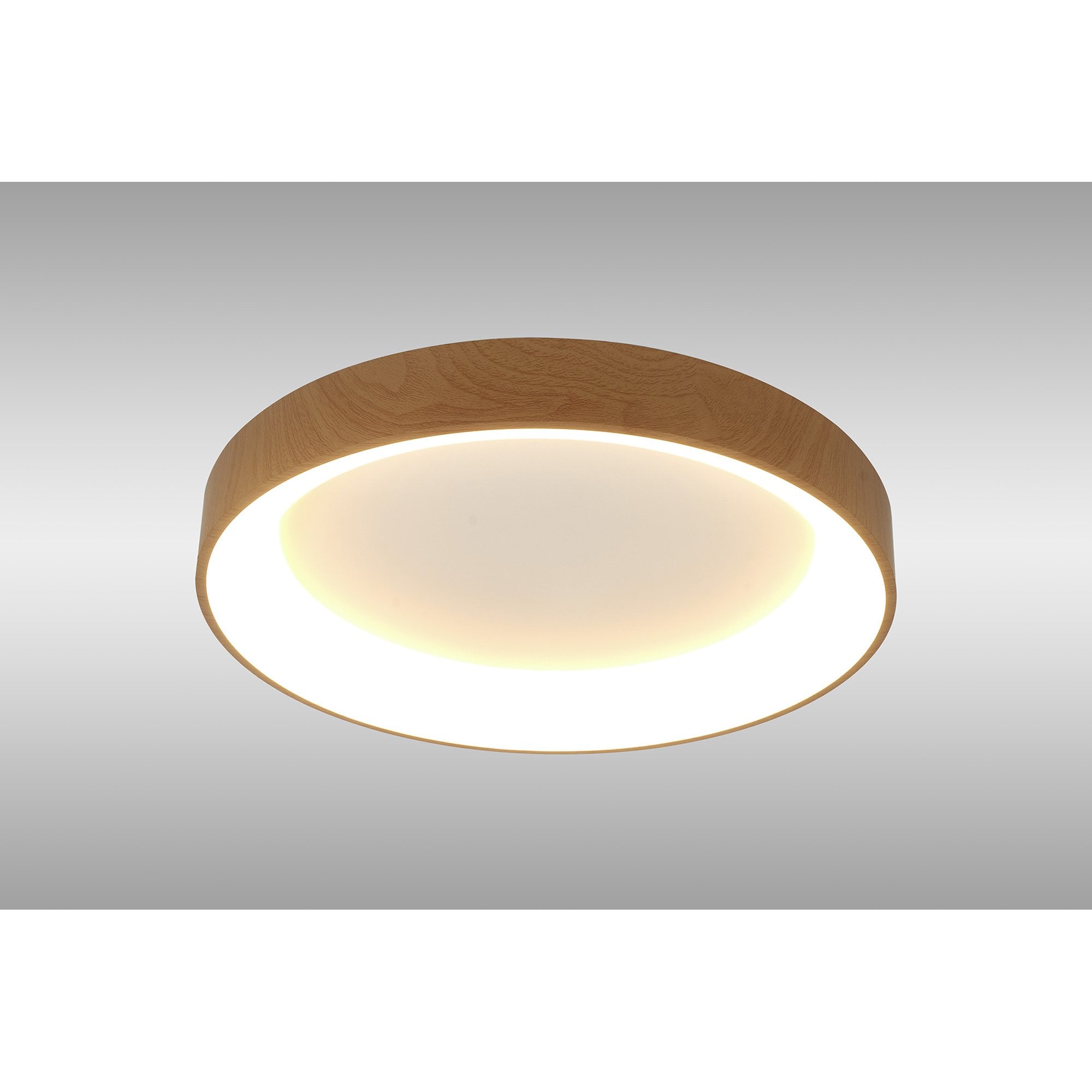 Mantra Niseko II 50cm Ring Ceiling Light - Wood