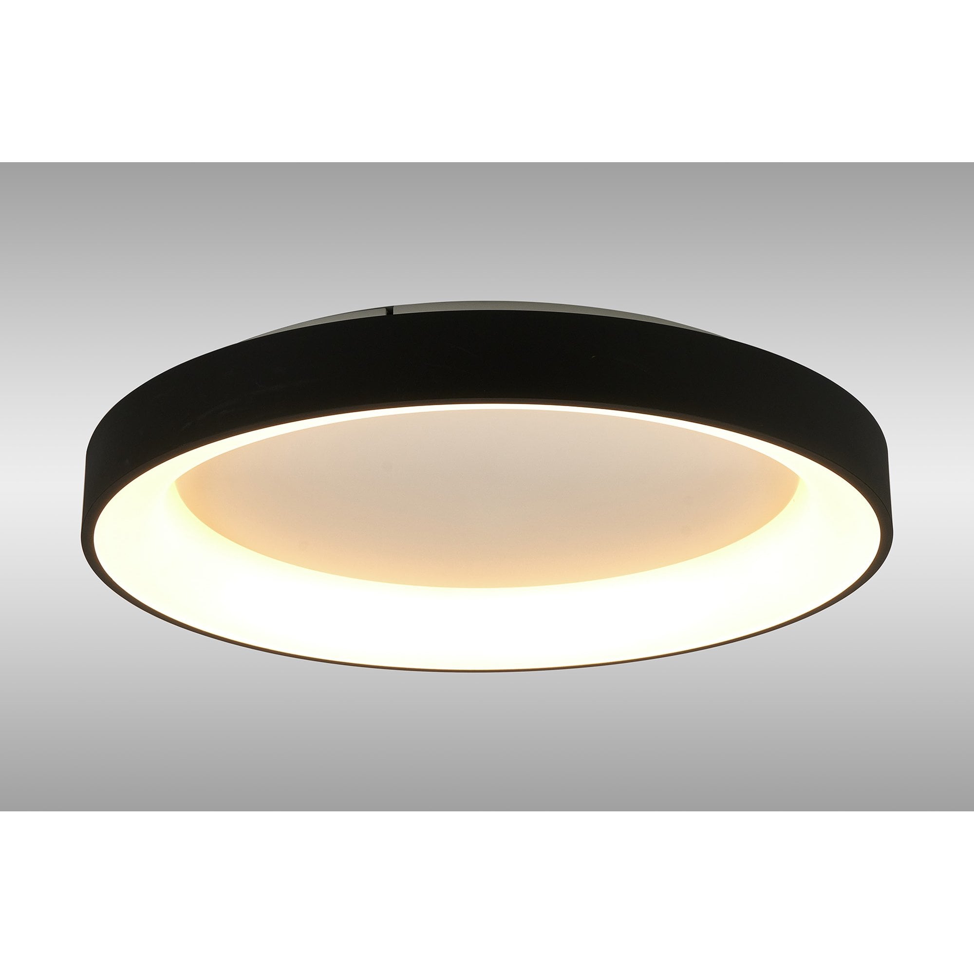 Mantra Niseko II 65cm Ring Ceiling Light - Black