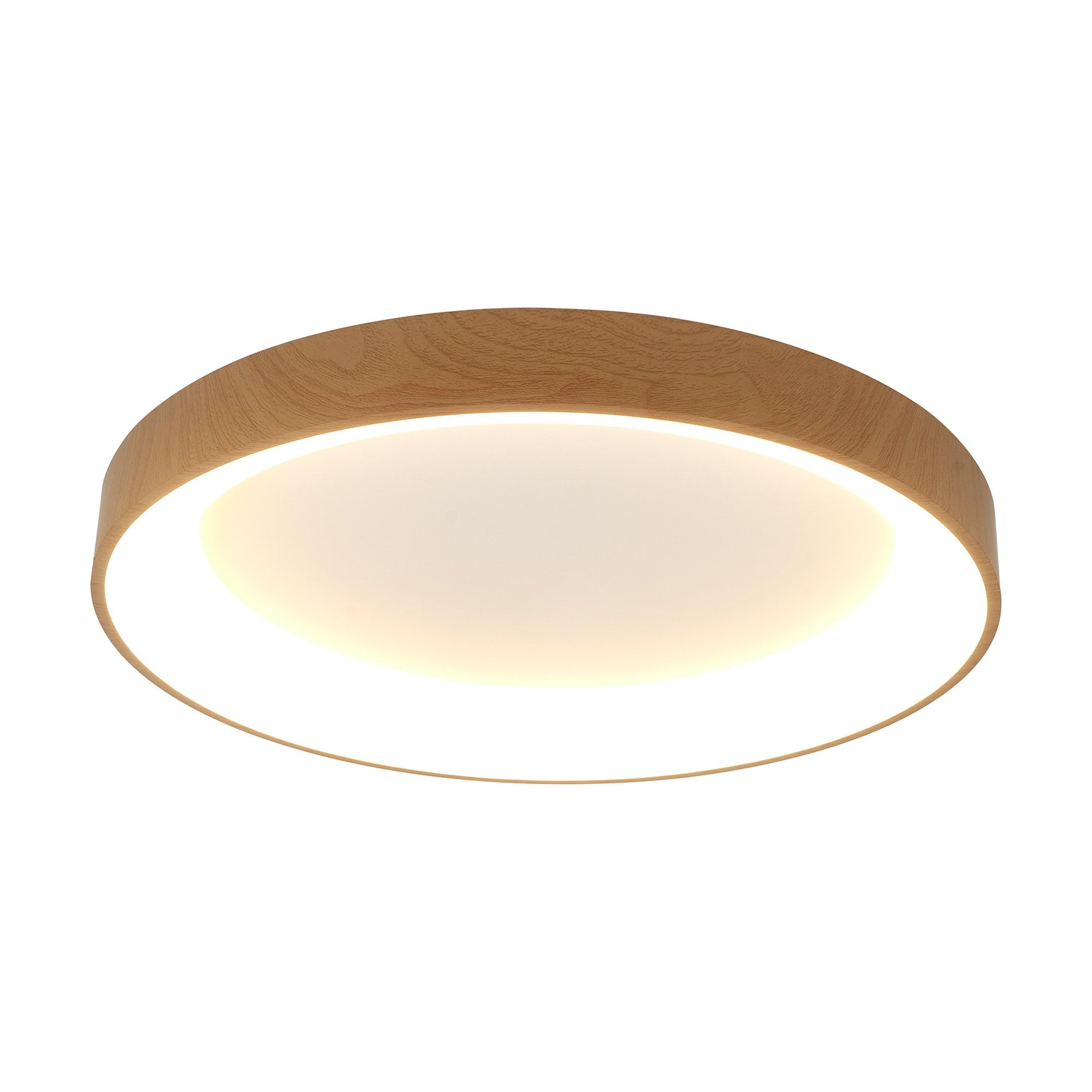 Mantra Niseko II 65cm Ring Ceiling Light - Wood
