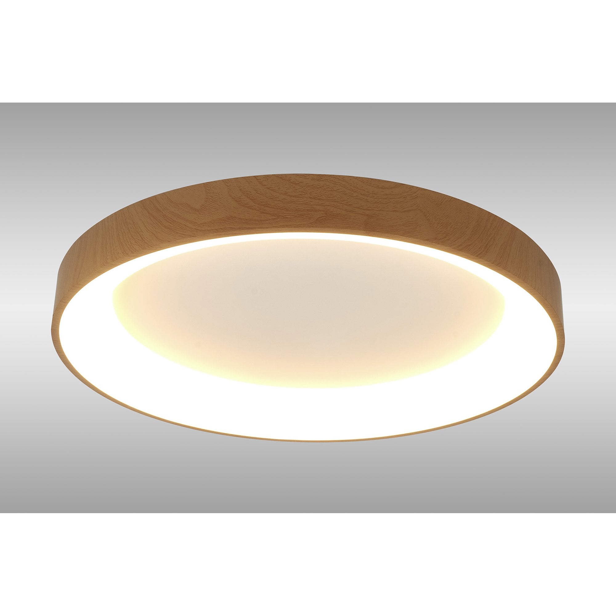 Mantra Niseko II 65cm Ring Ceiling Light - Wood