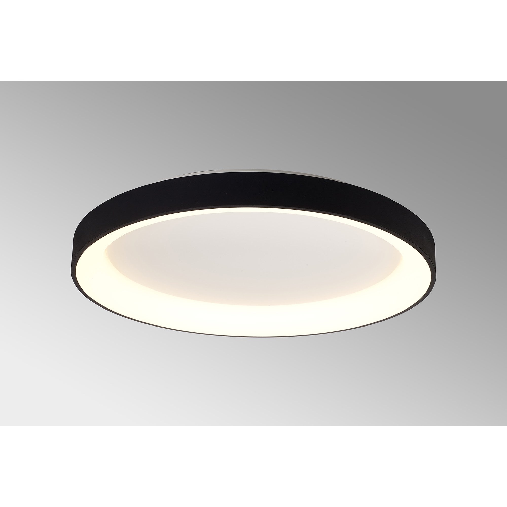 Mantra Niseko II 78cm Ring Ceiling Light - Black