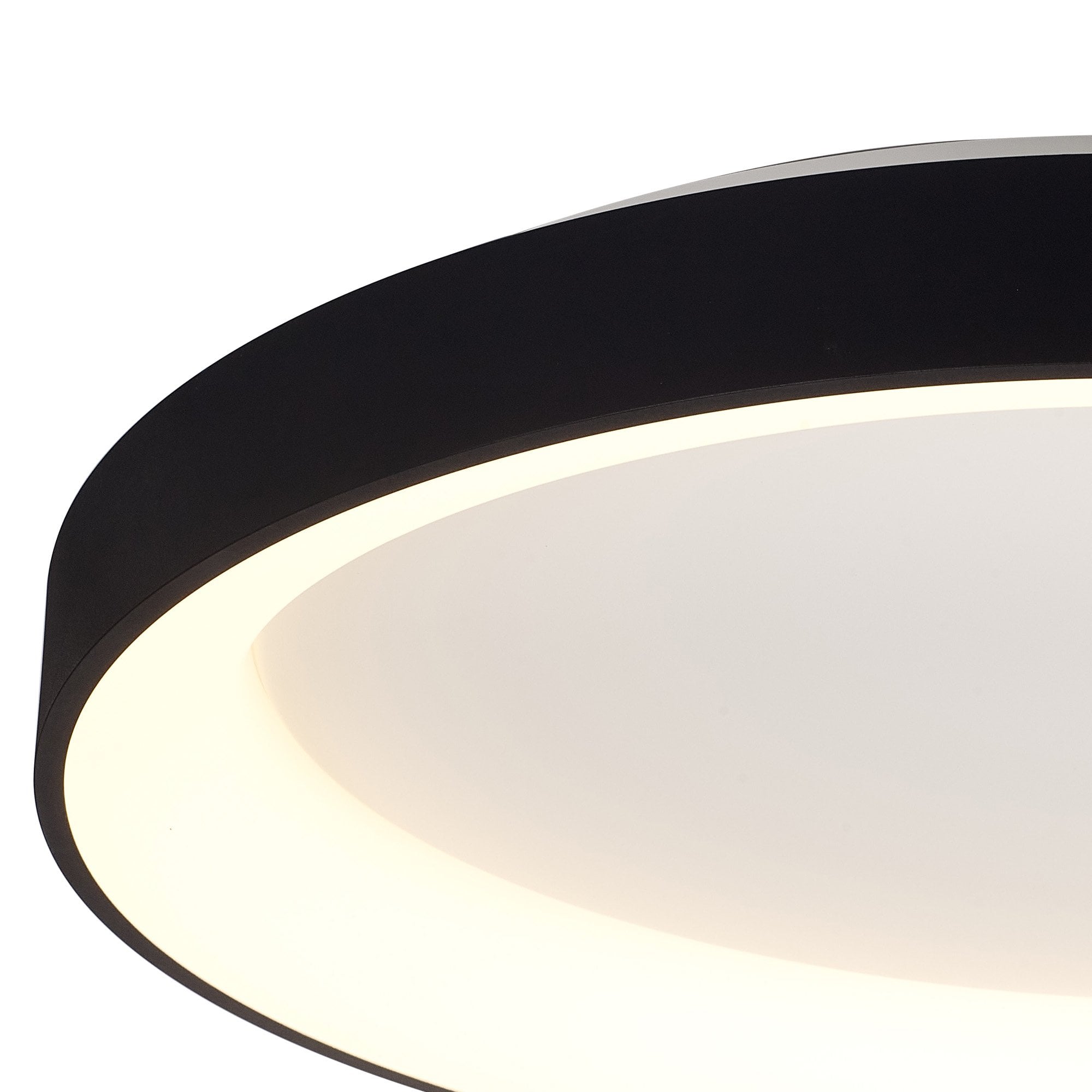 Mantra Niseko II 78cm Ring Ceiling Light - Black