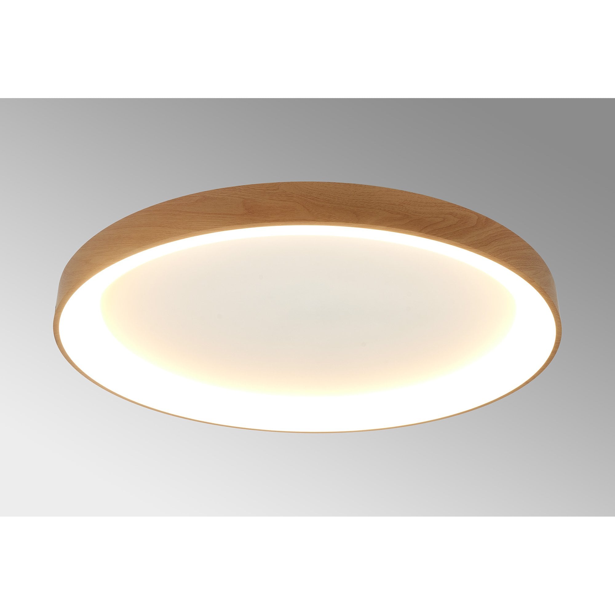 Mantra Niseko II 90cm Ring Ceiling Light - Wood