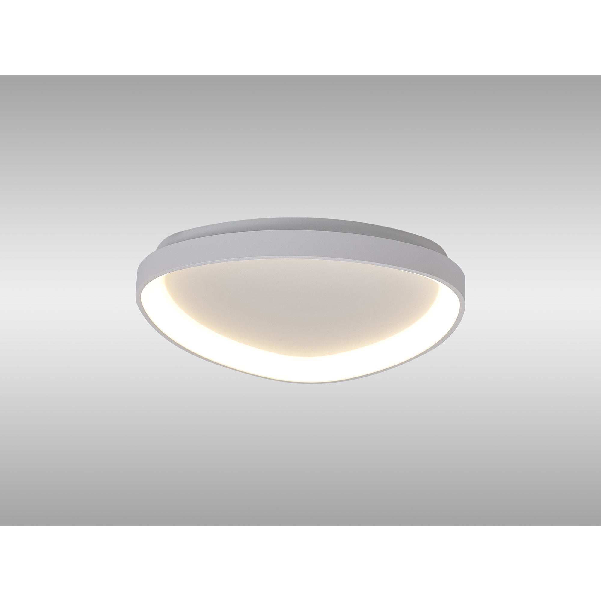 Mantra Niseko II 42cm Triangular Ceiling Light - White